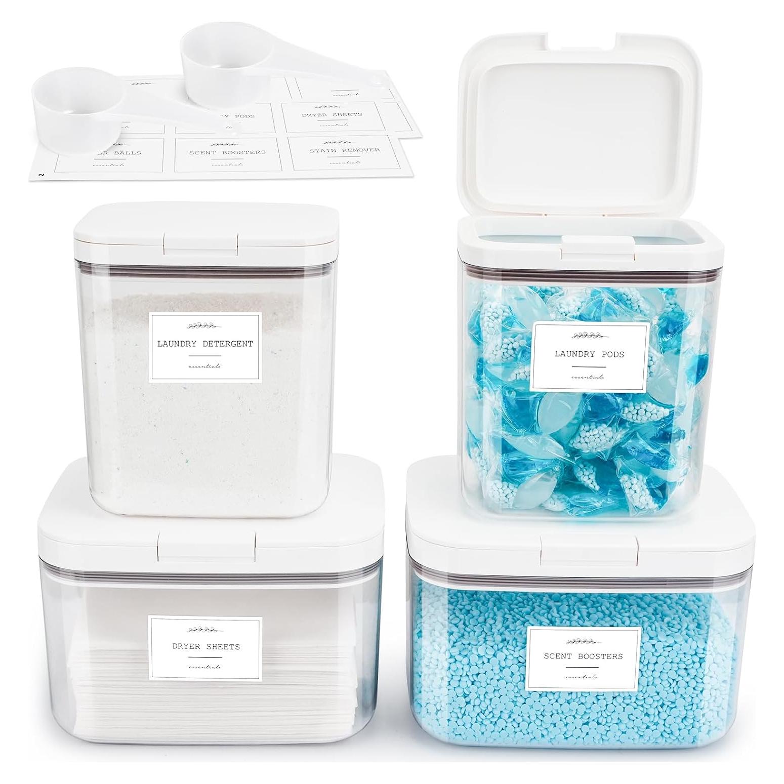 Contenedores Herméticos para Detergente Zingbee 4 Piezas