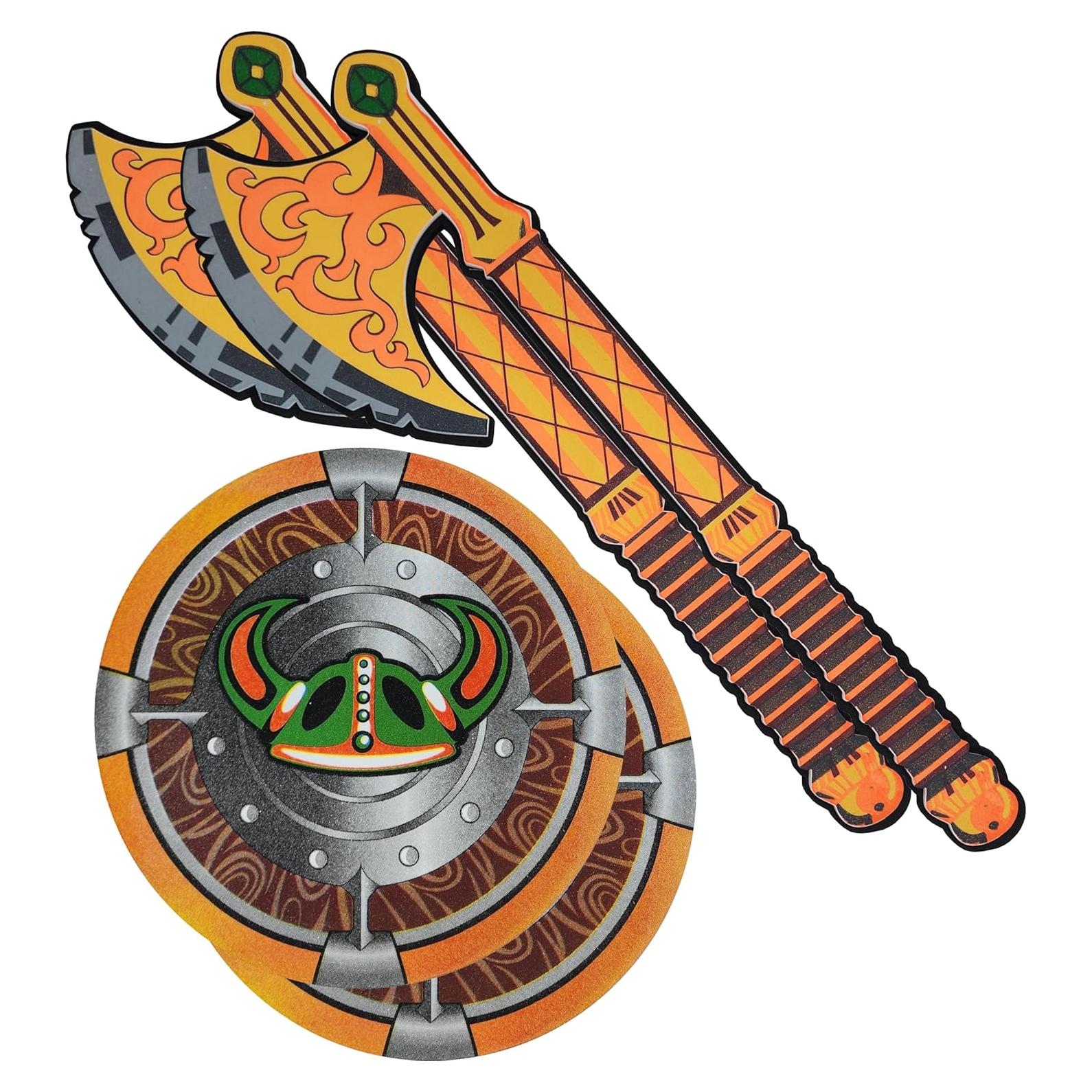Conjunto Hacha y Escudo de Espuma Niños - Aventura Vikingo