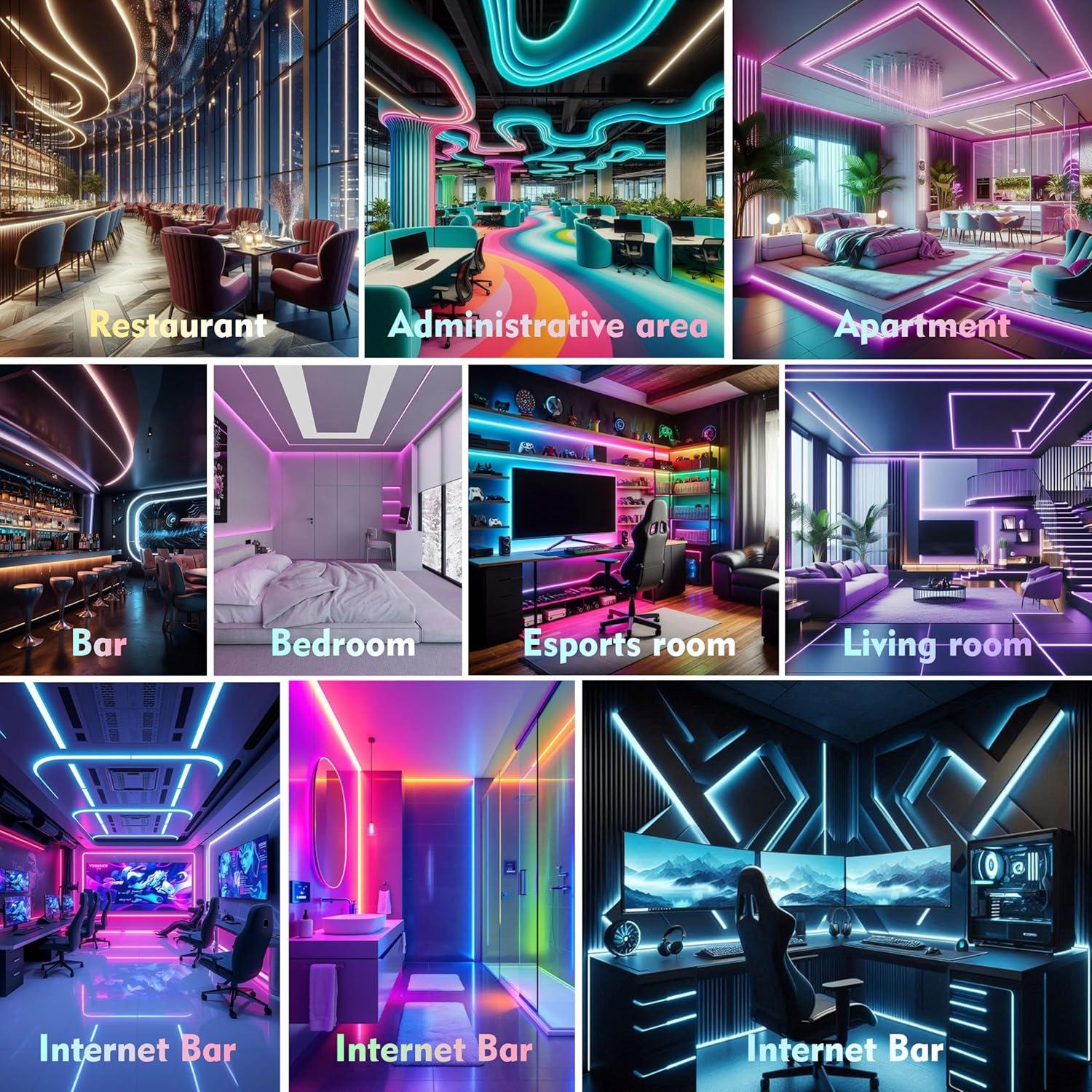 Luces LED de Cuerda 2M XSY con Control Remoto y Sincronización Musical