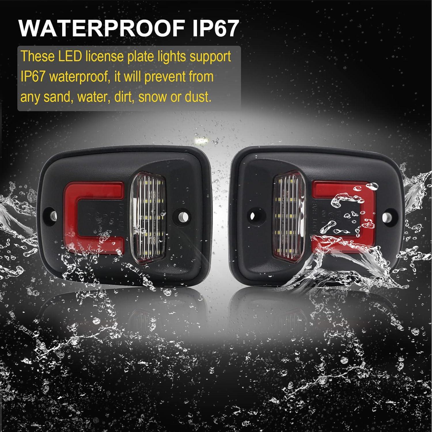 Luces de Placa de Licencia R&F Auto LED Tacoma 1995-2004