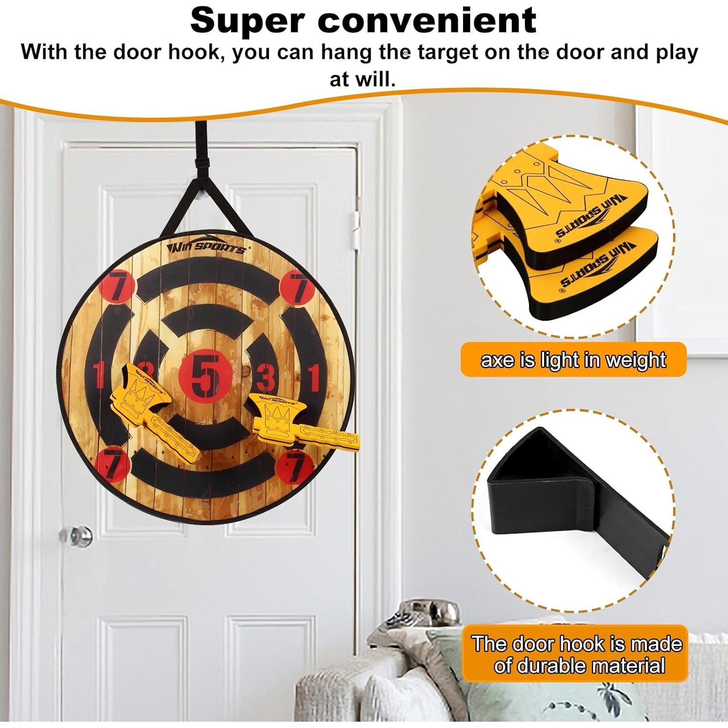 Juego de Lanzamiento de Hachas de Espuma WIN SPORTS 66 cm