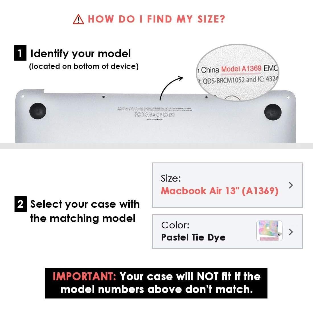 Funda de mármol Velvet Caviar para MacBook Air 13" A1466 A1369