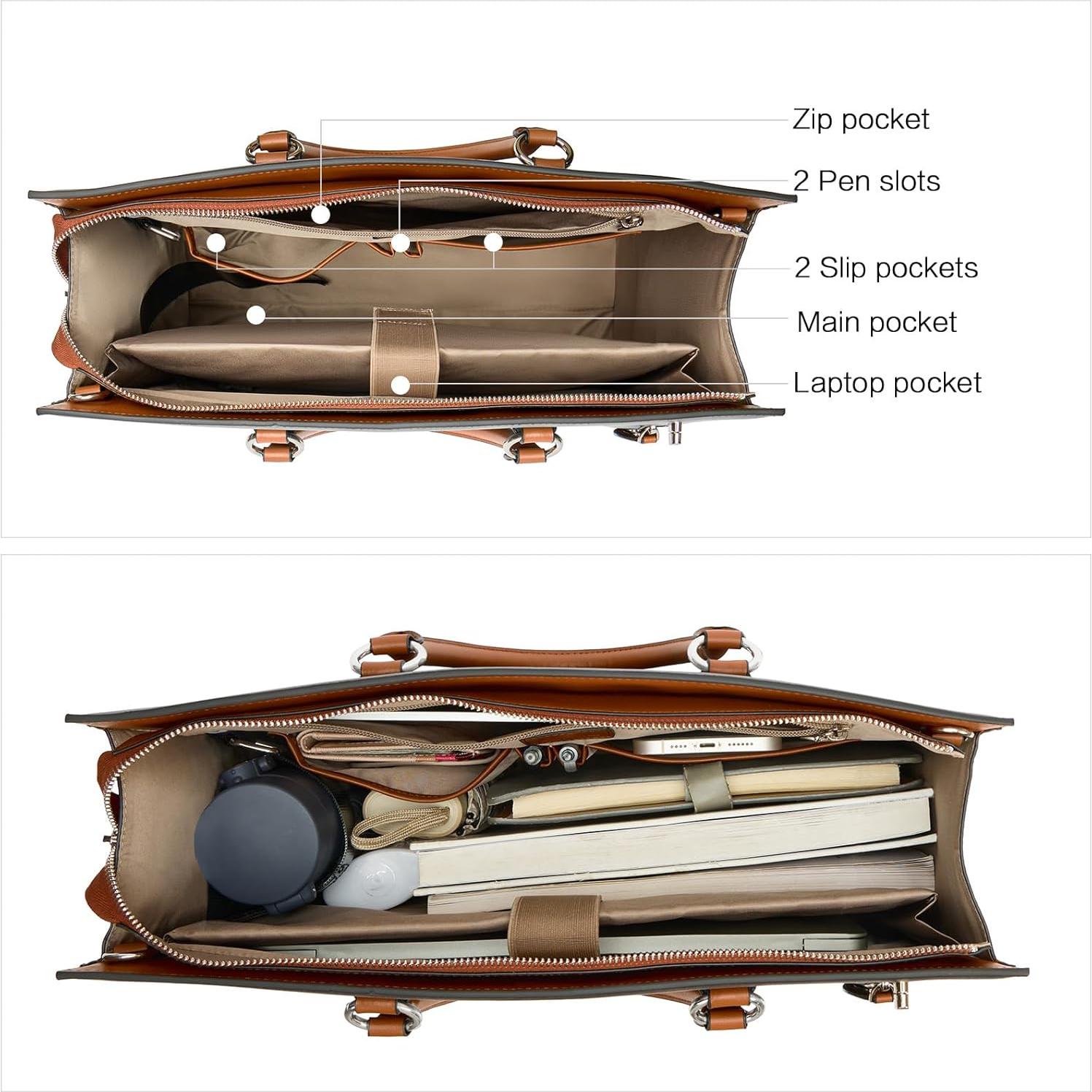 Maletín de Cuero BOSTANTEN para Portátil 15.6" Mujeres