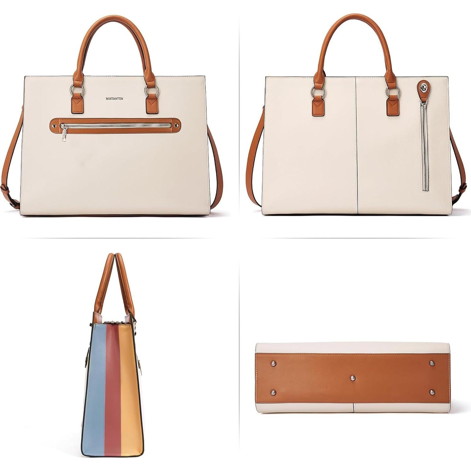 Maletín de Cuero BOSTANTEN para Portátil 15.6" Mujeres