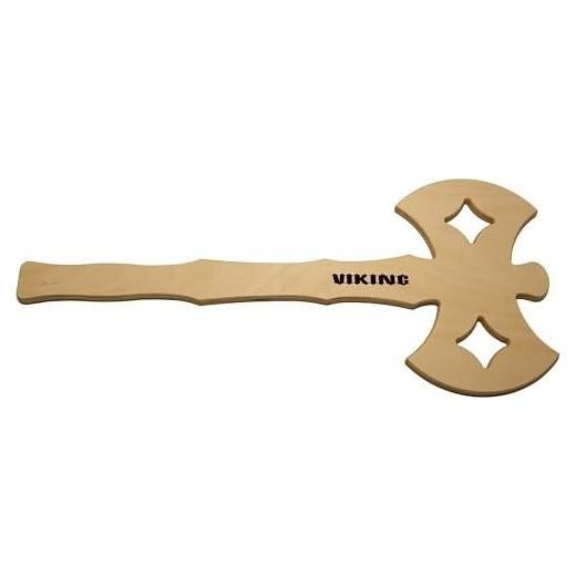 Hacha Vikinga de Madera Magnum 52 cm Doble Filo