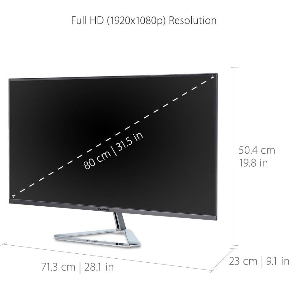 Monitor ViewSonic VX3276-MHD 32" IPS Full HD 1080p HDMI