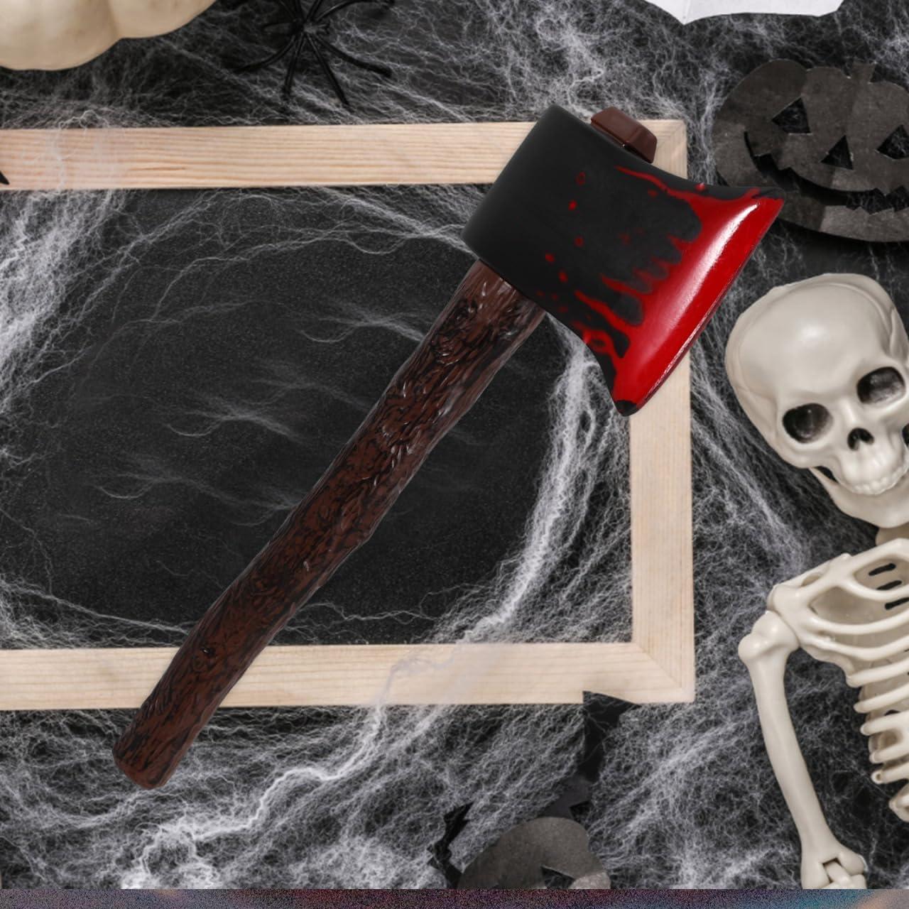 Hacha de Plástico HANABASS para Disfraz de Halloween 41cm