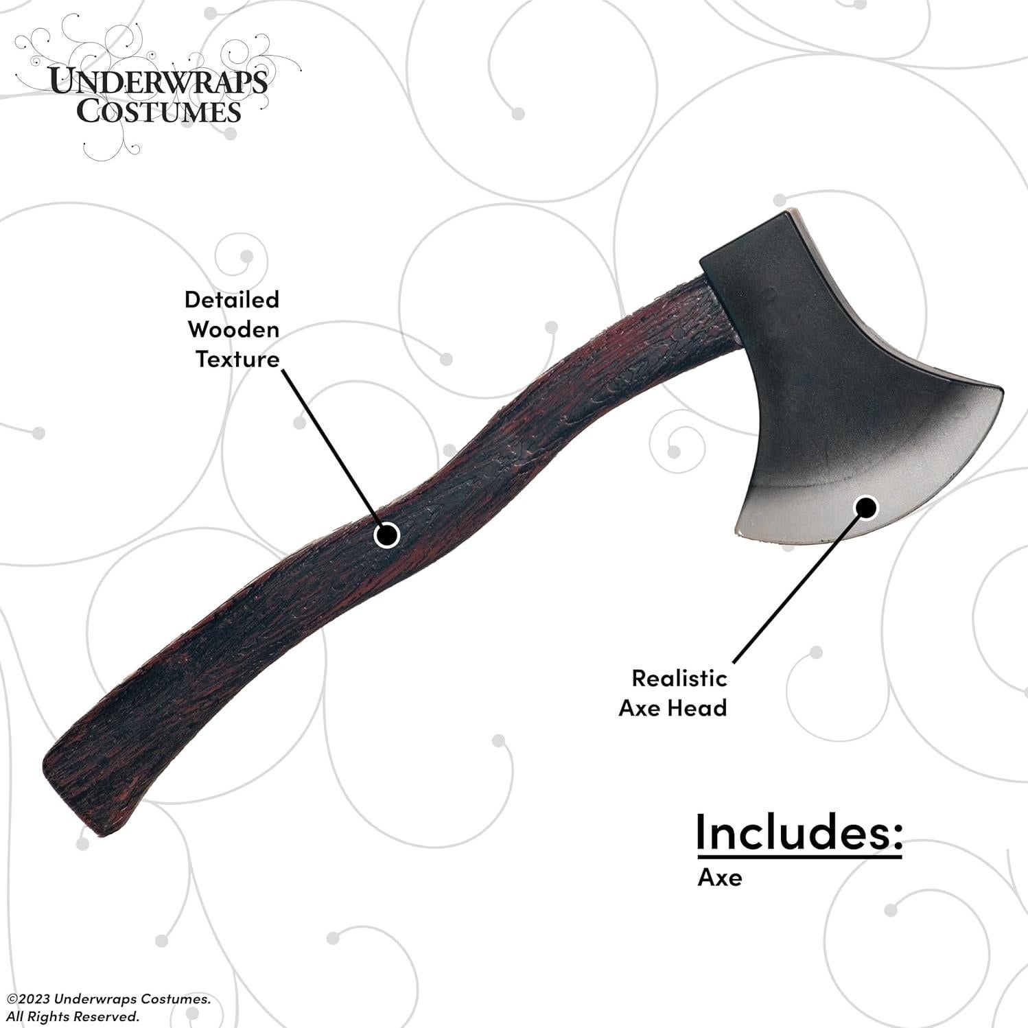 Hacha Plástico Halloween Underwraps Talla Única Adulto