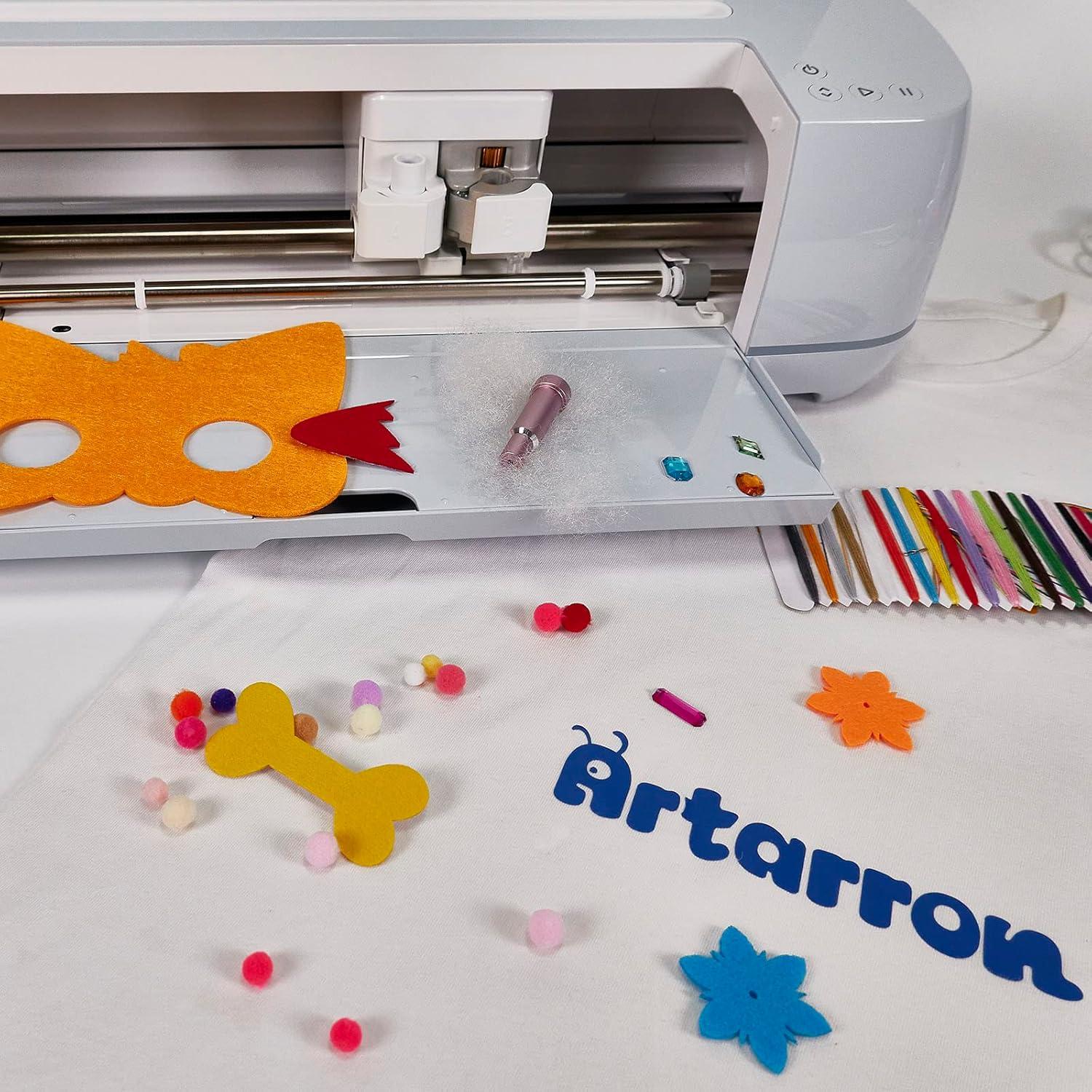 Cuchilla de Tela Bonded Artarron + Carcasa Rosa para Maker