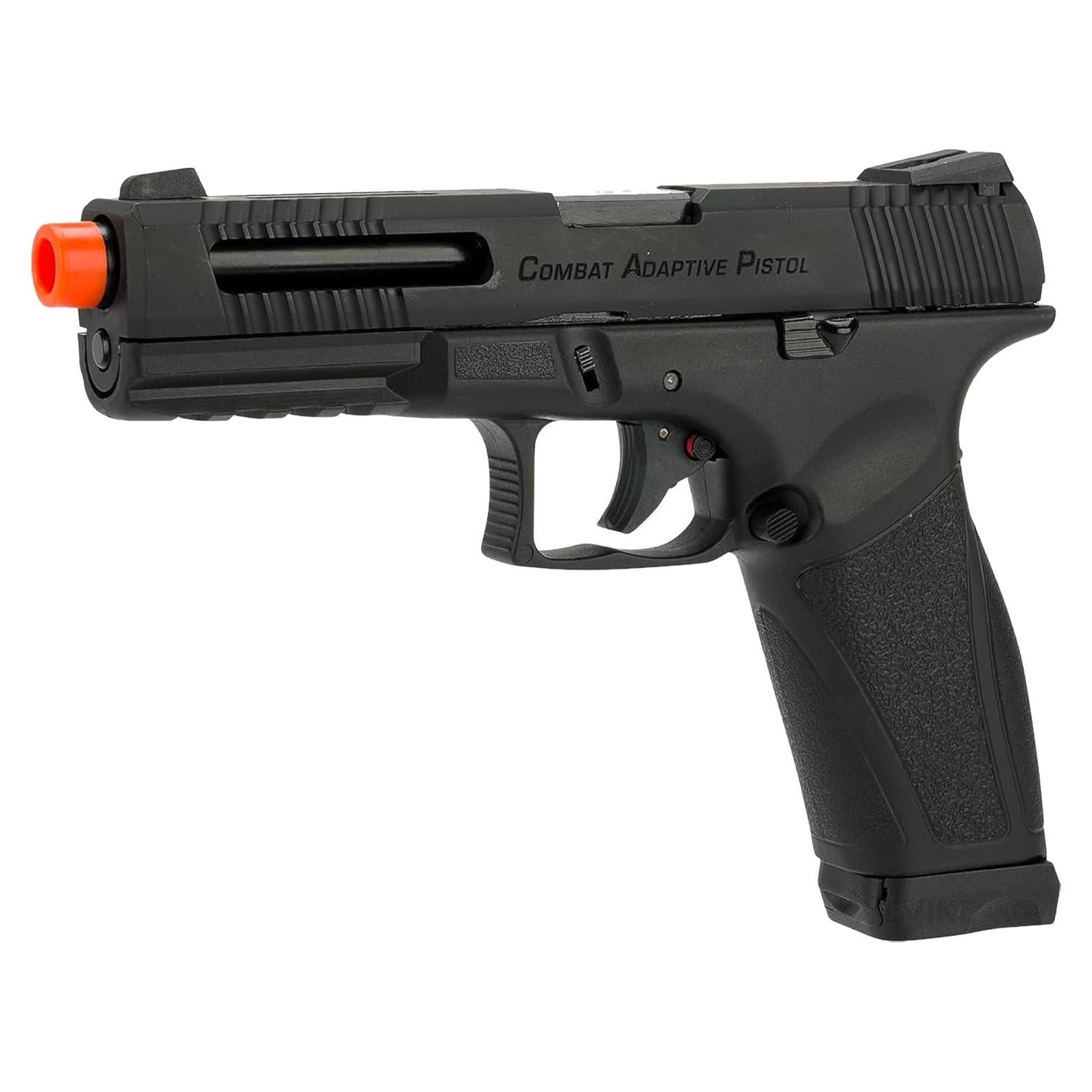 Pistola Airsoft CO2 Evike APS A-Cap Combat Adaptativa Negra