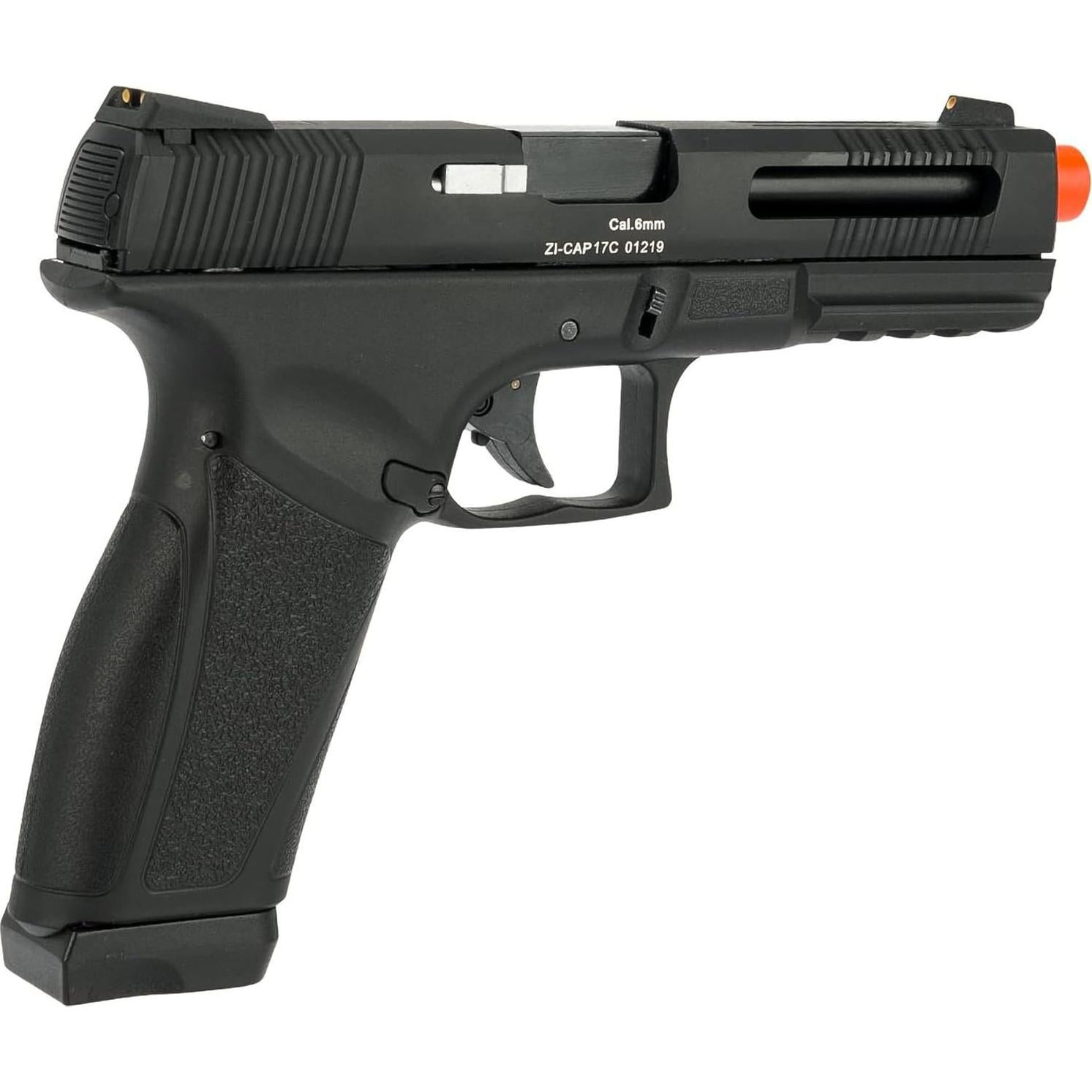 Pistola Airsoft CO2 Evike APS A-Cap Combat Adaptativa Negra