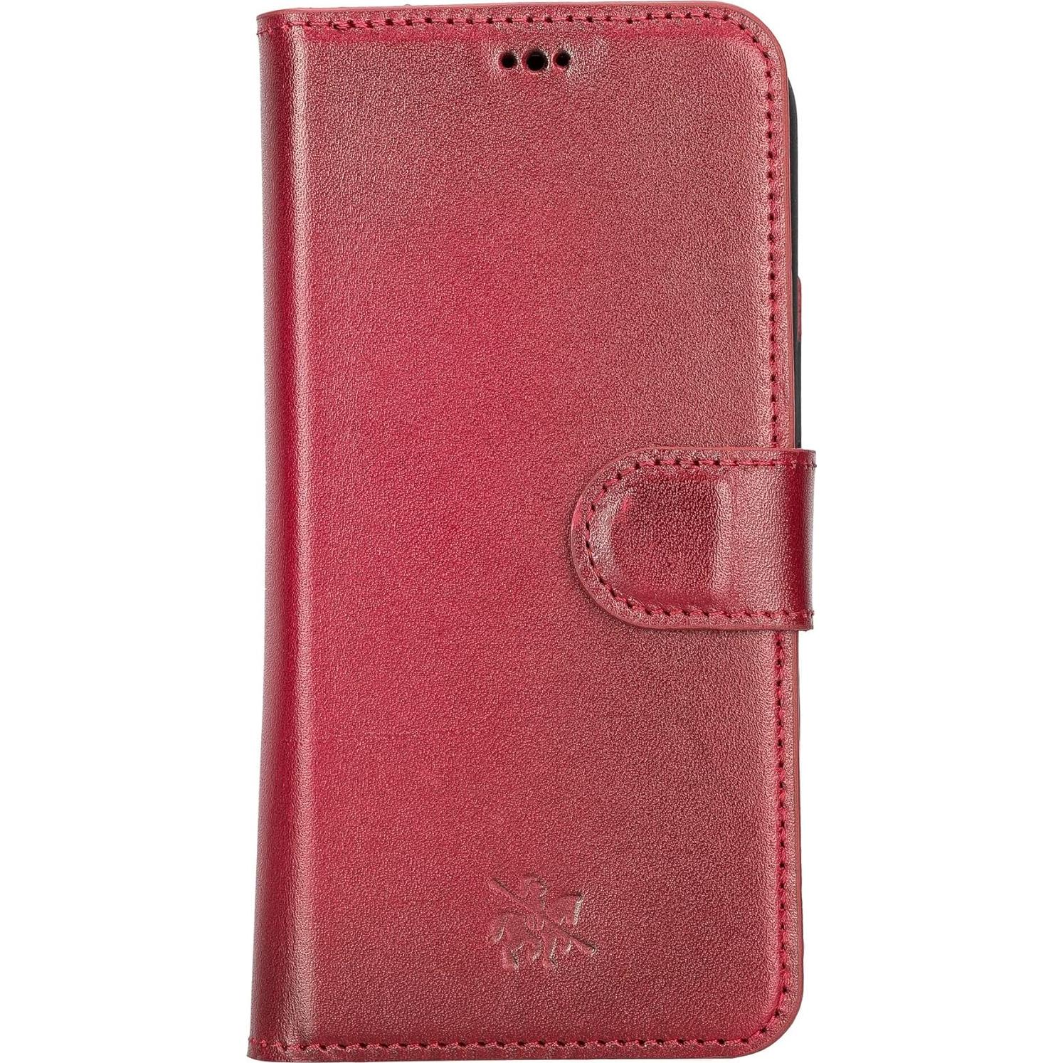 Funda de cuero Venito Ravenna Slim para iPhone 14 Rojo