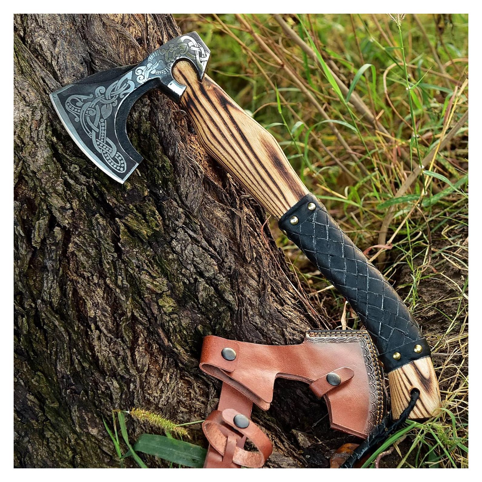 Hacha Vikinga de Acero de Carbono SS SMART & SHARP 45 cm