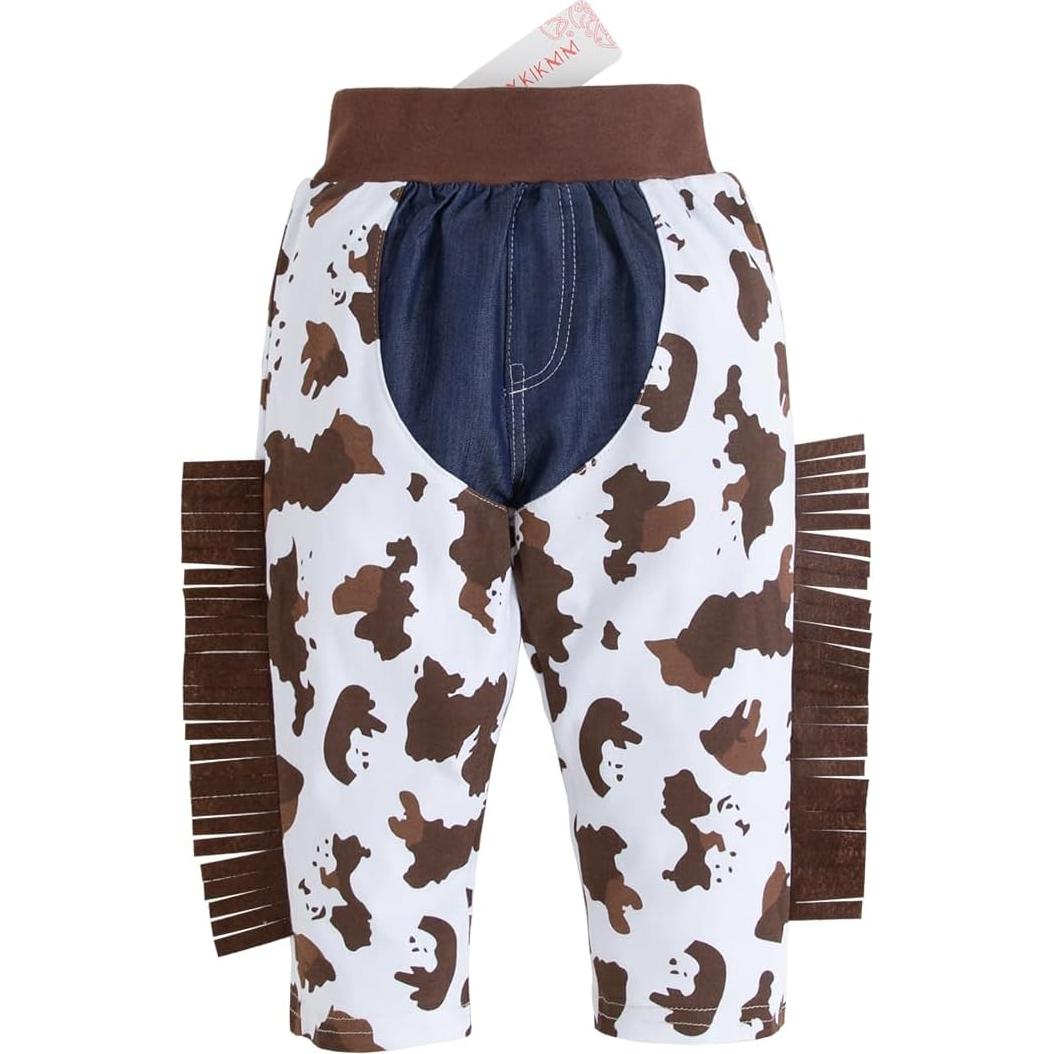 Disfraz de Vaquero para Niños LXKIKMM - Chaleco y Pañuelo