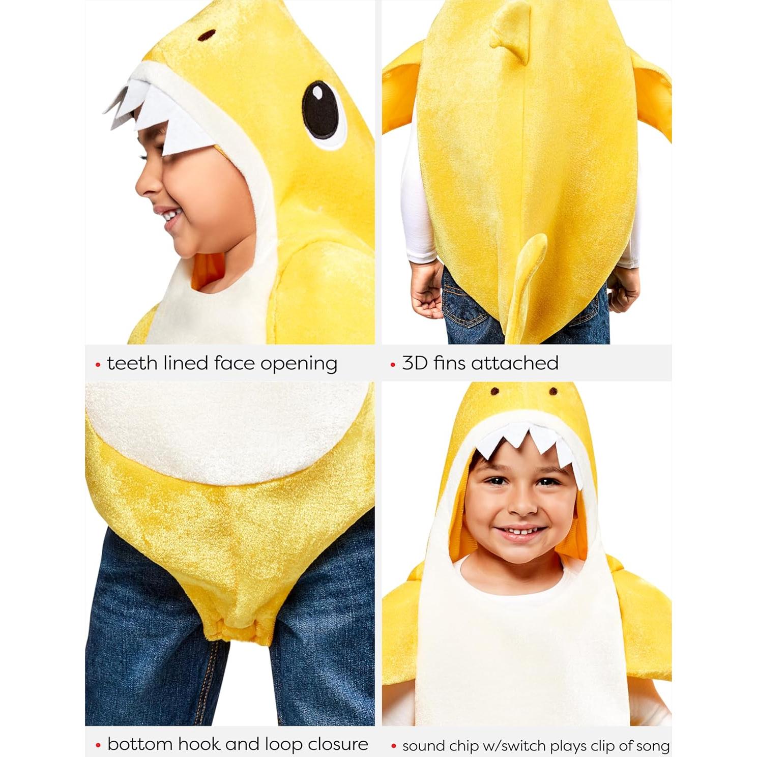 Disfraz Baby Shark Rubies para Niños Pequeños con Sonido