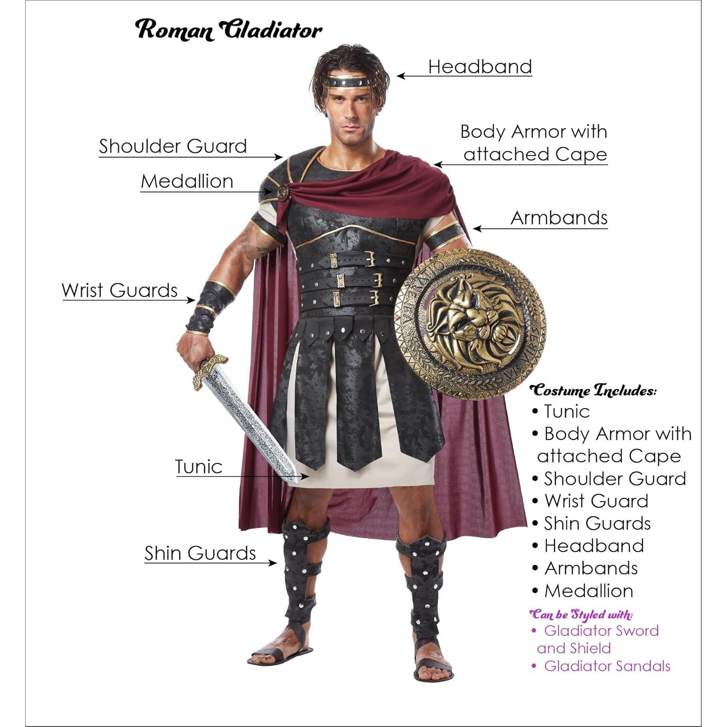 Disfraz Gladiador Romano California Costumes XL
