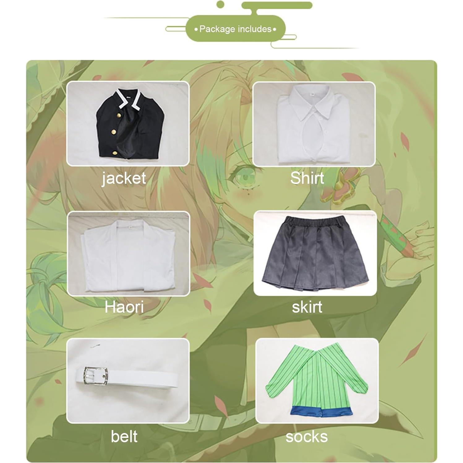 Disfraz de Cosplay Mitsuri Kanroji para Niñas - Kimono