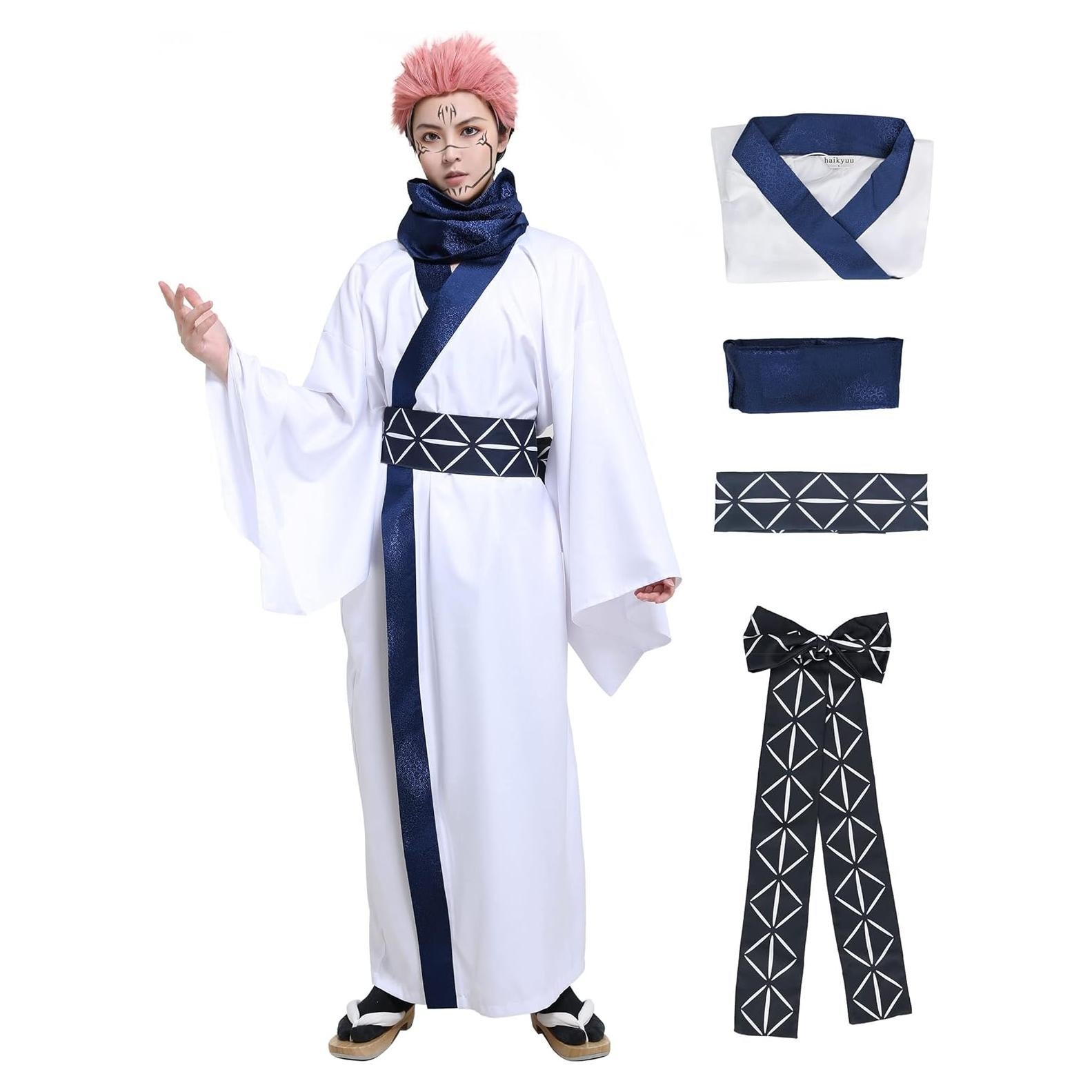 Traje de Cosplay Haikyuu para Hombre Kimono Yukata S-XL