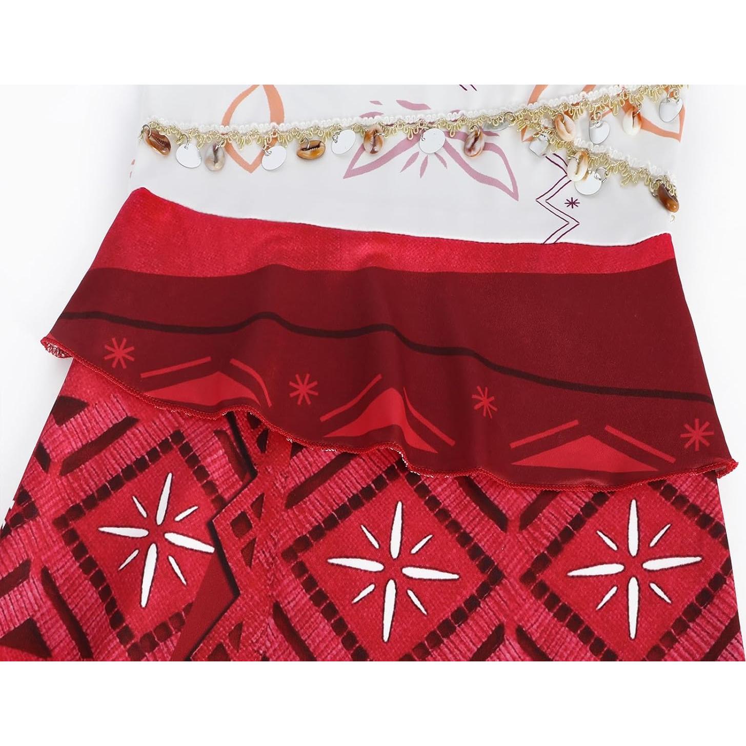 COTRIO Vestido de Princesa para Niñas 7-8 Años Disfraz