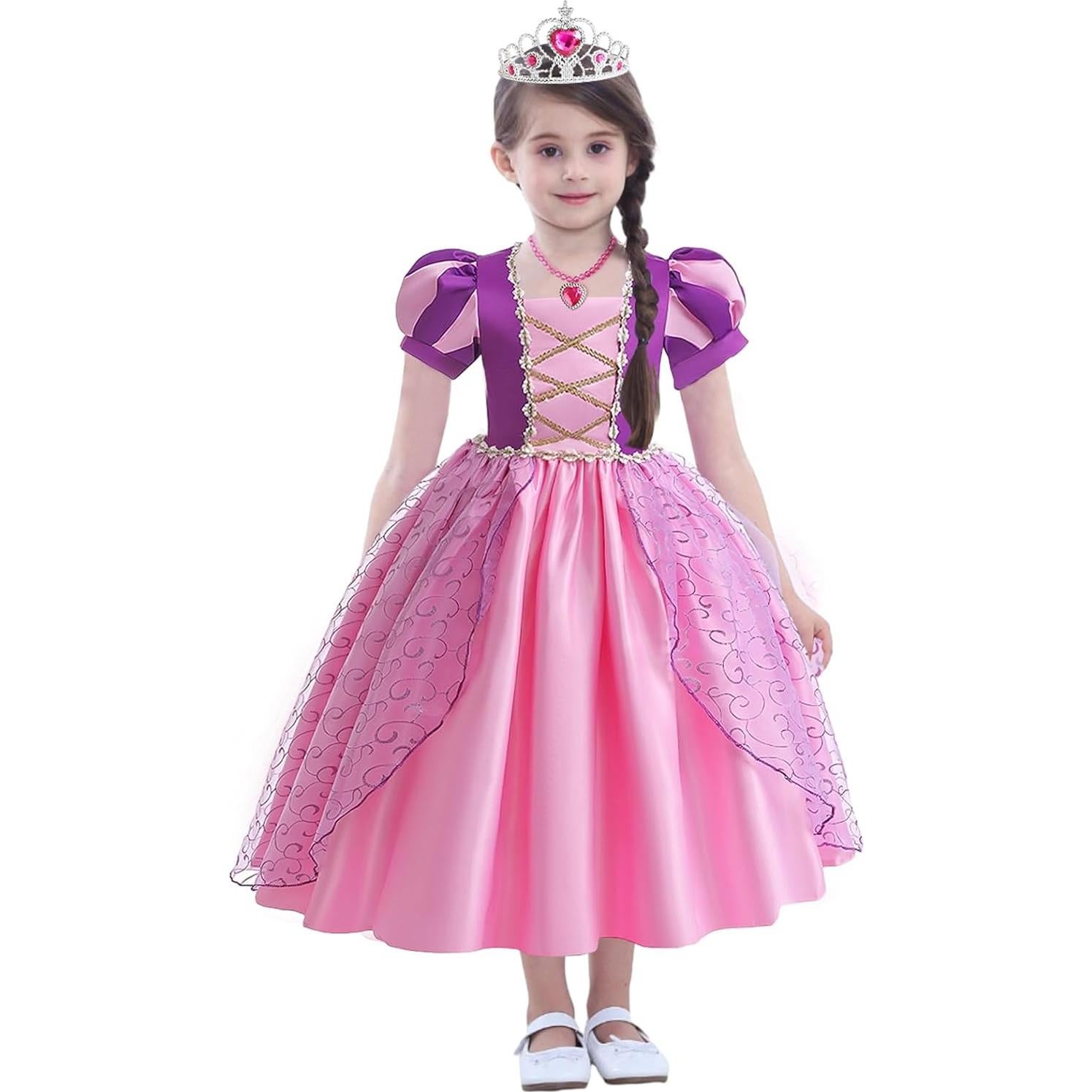 Disfraz de Princesa Rapunzel G.C. con Accesorios 21 Pcs