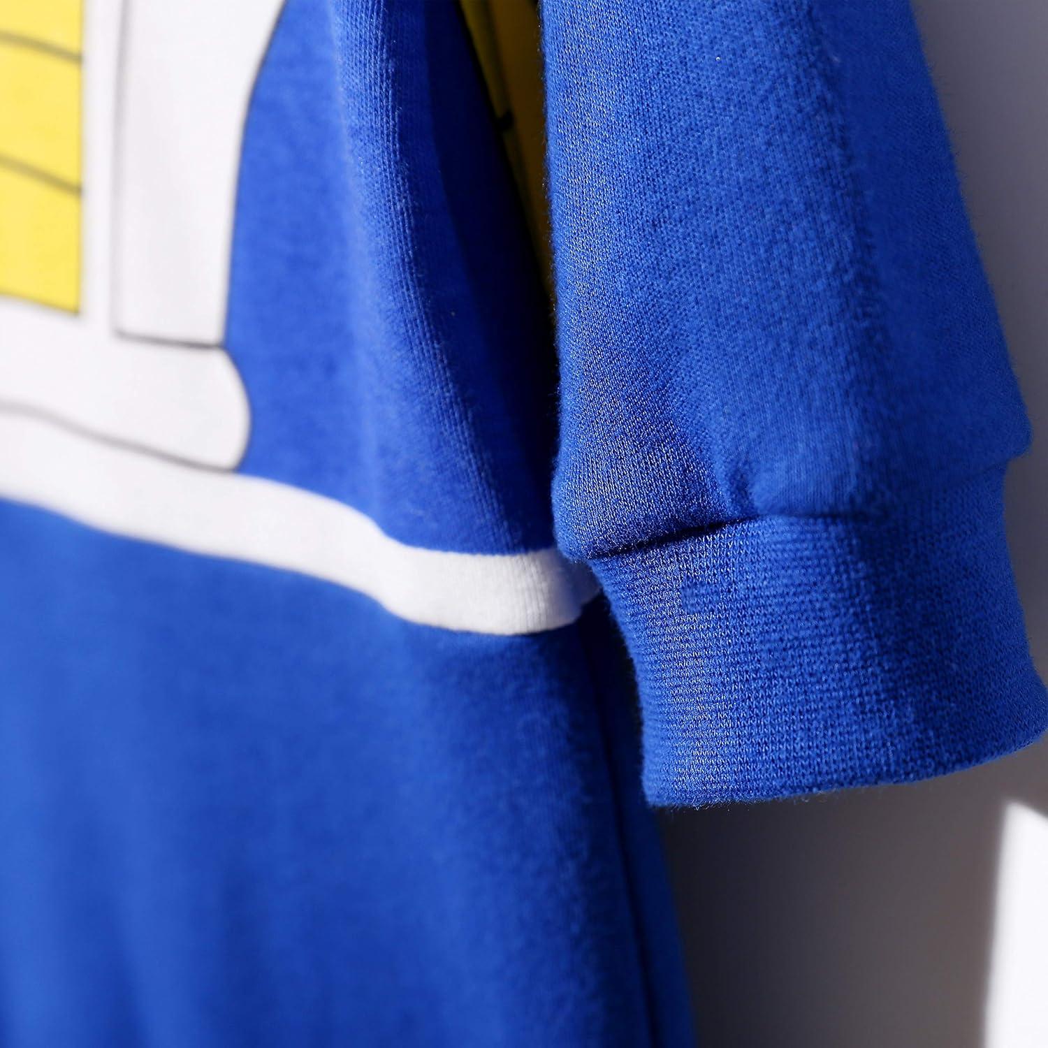 Traje de una pieza para bebé YFYBaby 100% algodón azul