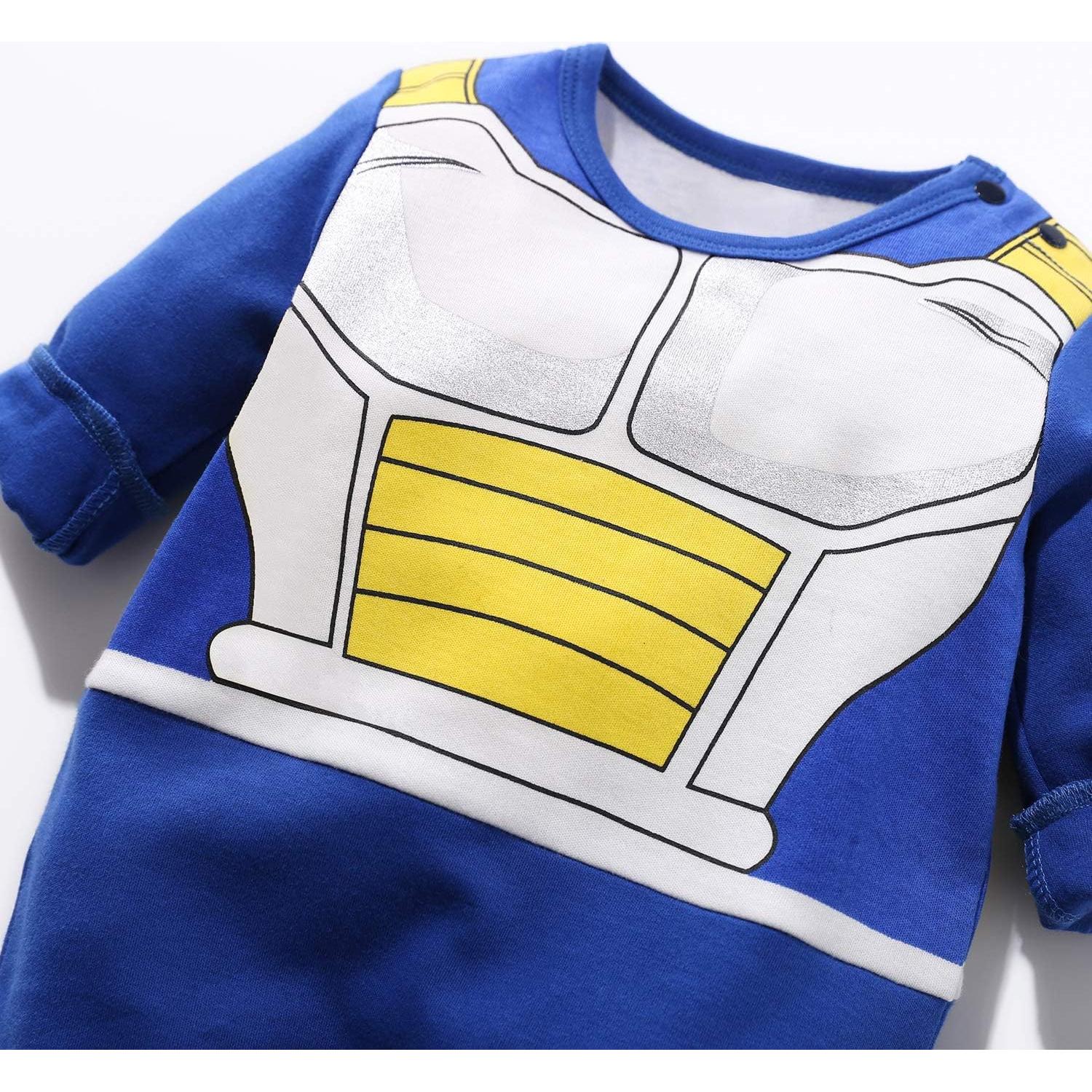 Traje de una pieza para bebé YFYBaby 100% algodón azul