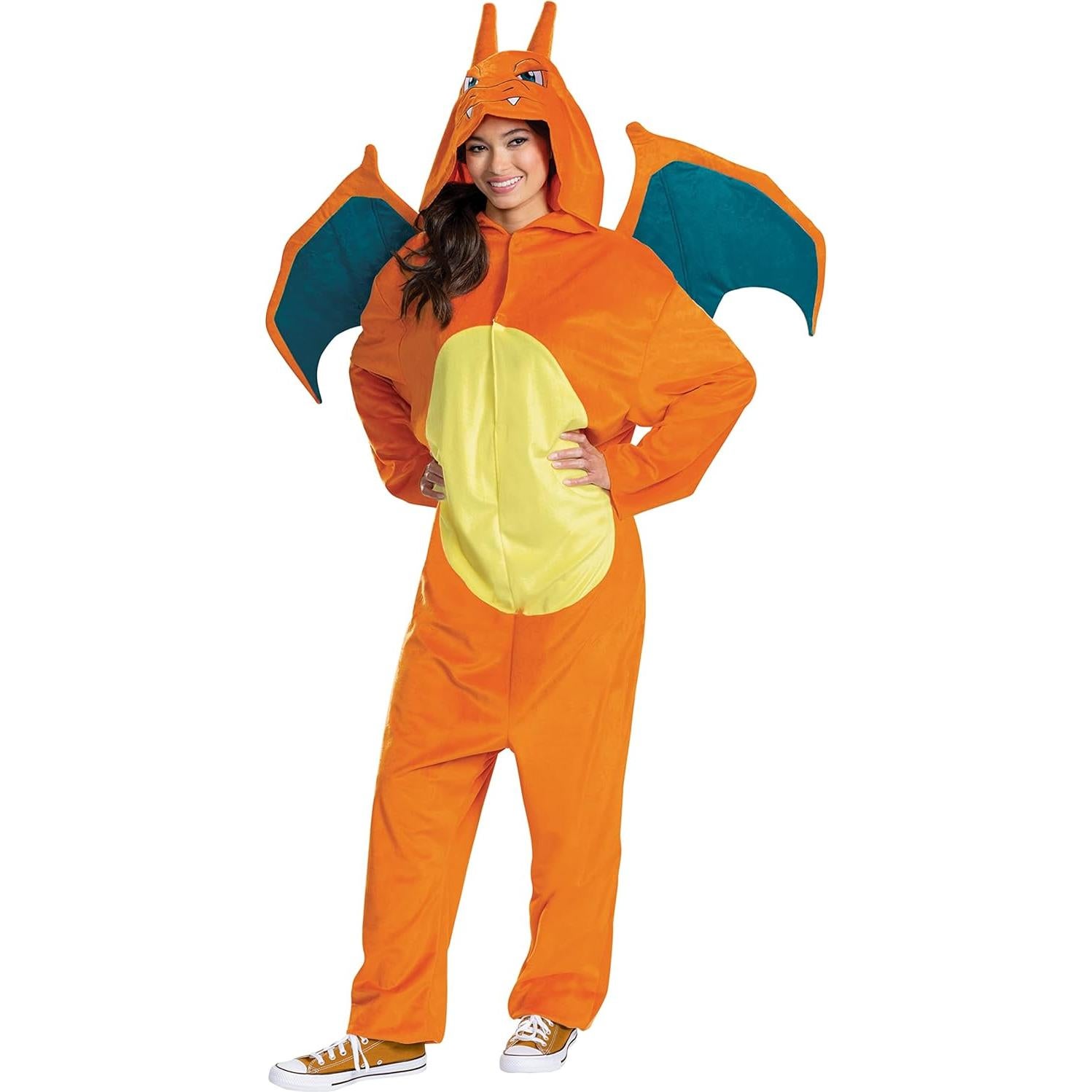 Disfraz de Charizard para adultos Disguise lujo con alas