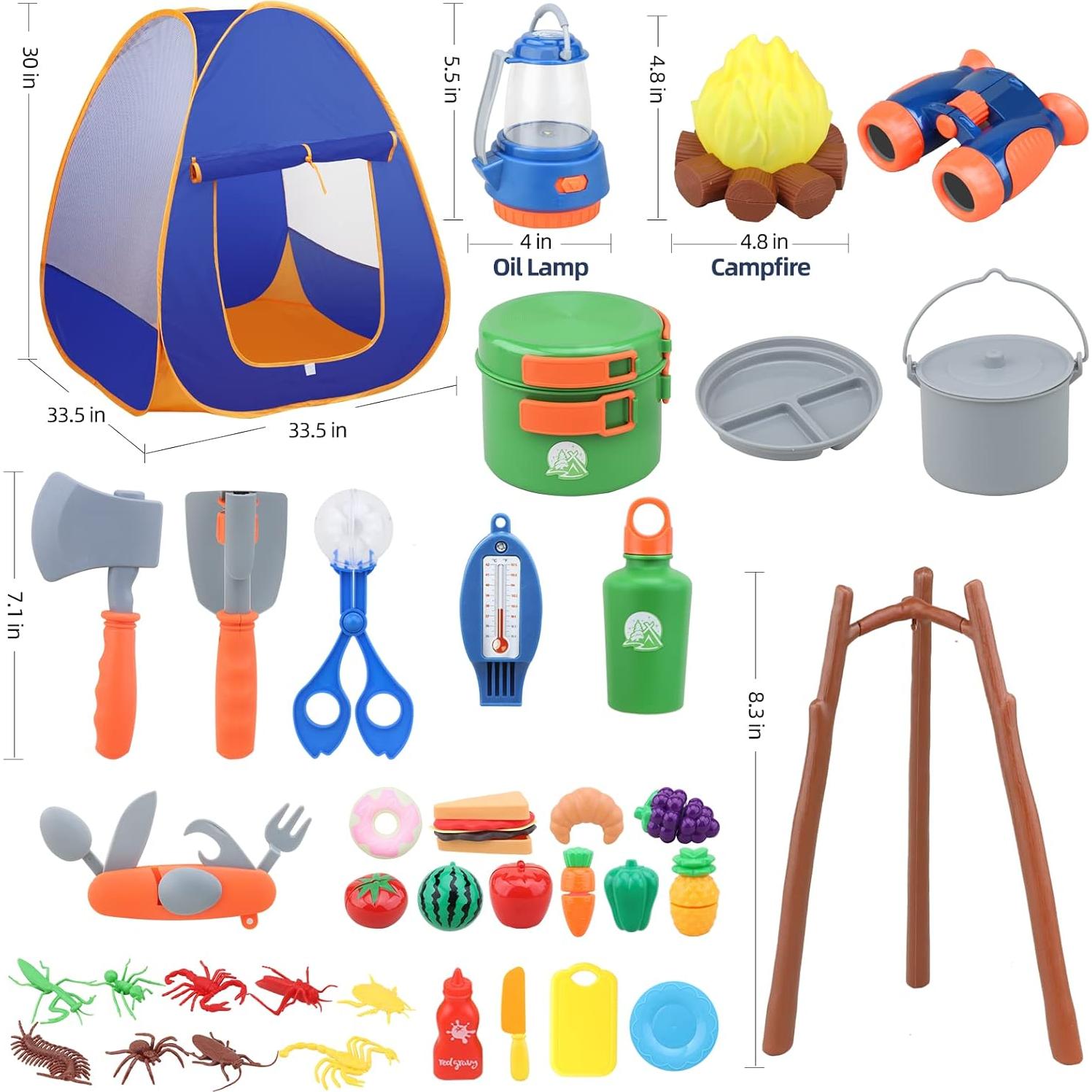 Conjunto de Juguetes de Camping Mitcien para Niños 3-6 Años