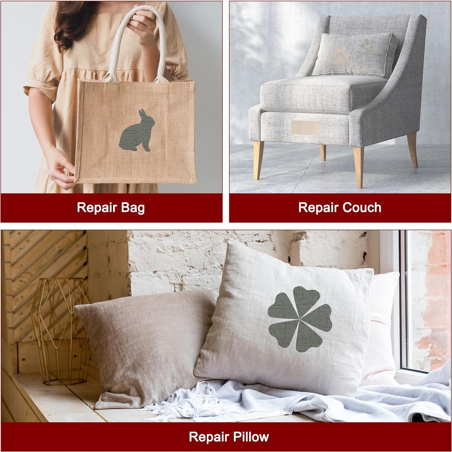 Parche de Reparación Autoadhesivo HARFINGTON 20x30 cm Beige