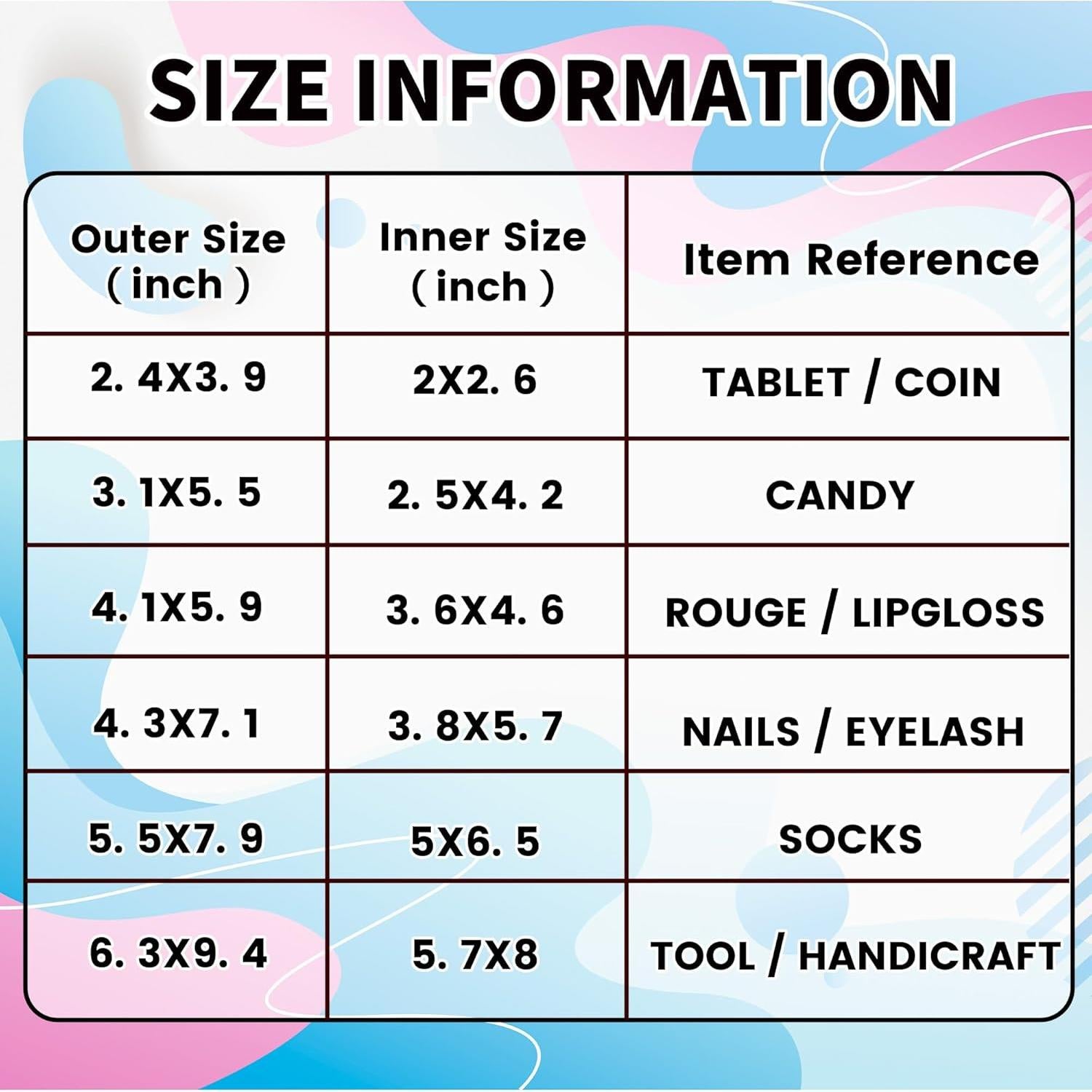 100 Bolsas Resellables Transparentes EIOFG 6.1x9.9 cm Negro