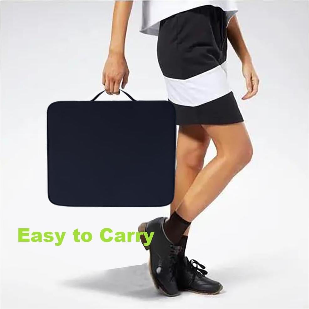 Cojín Impermeable ZOMPAKER para Estadio 42x34x6 cm Negro