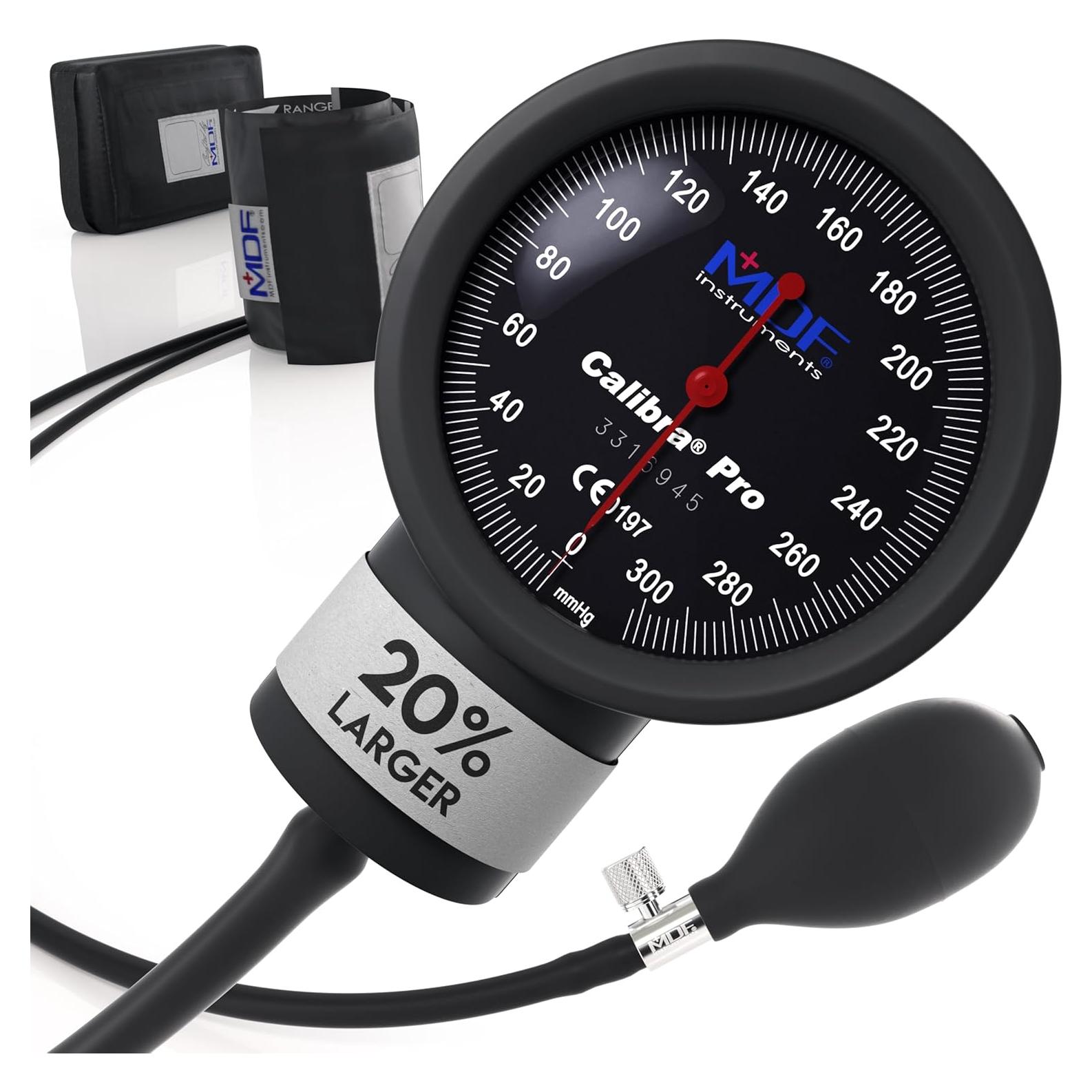 Manómetro Aneroid MDF Instruments Gran Tamaño Adulto Negro