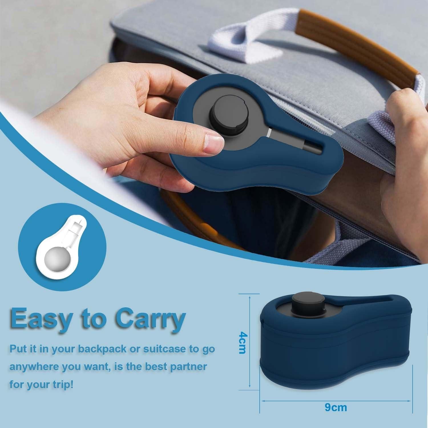 Funda de Silicona Nimuw para Cargador Oura Ring Gen3 Azul