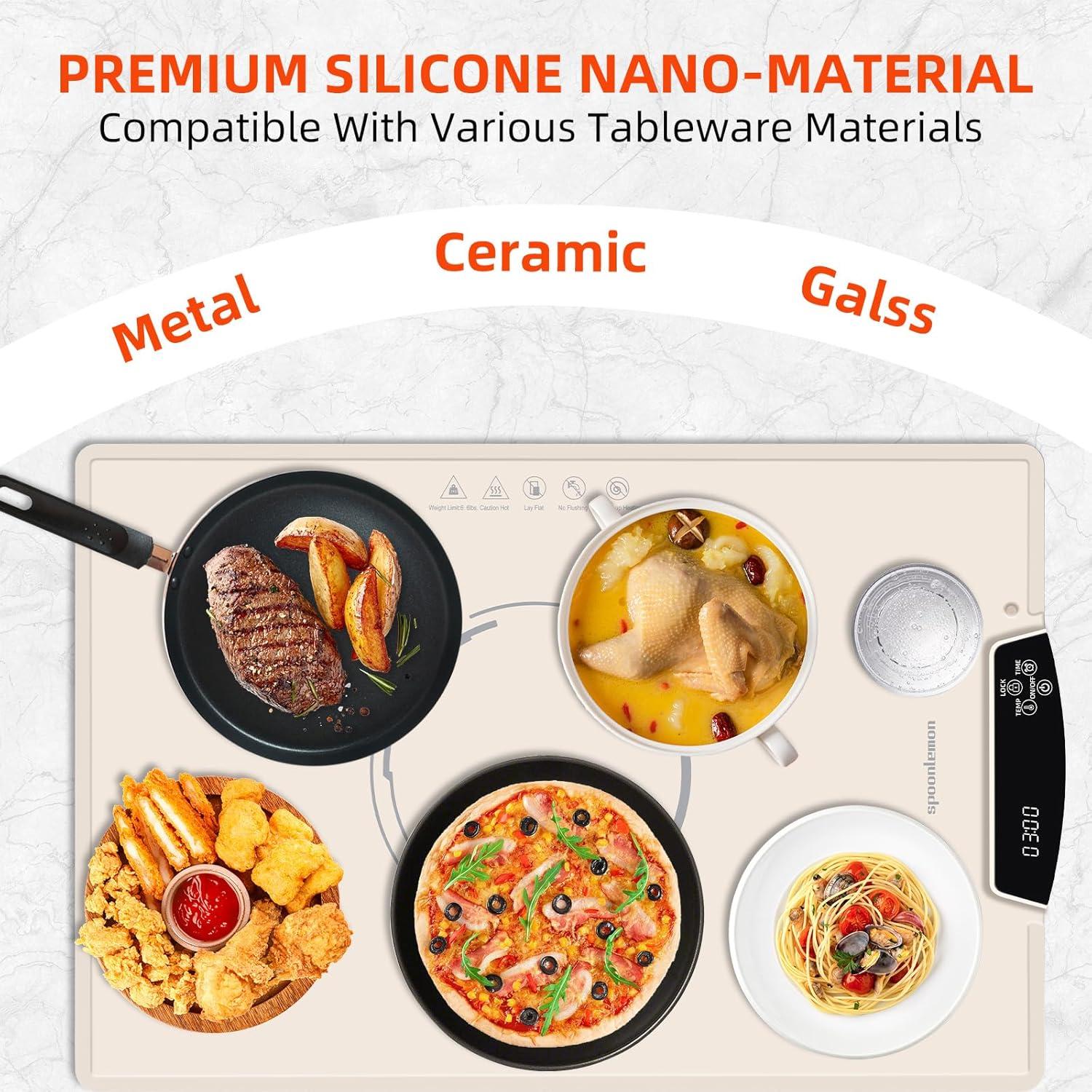 Alfombrilla Calentadora Eléctrica Spoonlemon 61x40 cm Ajustable