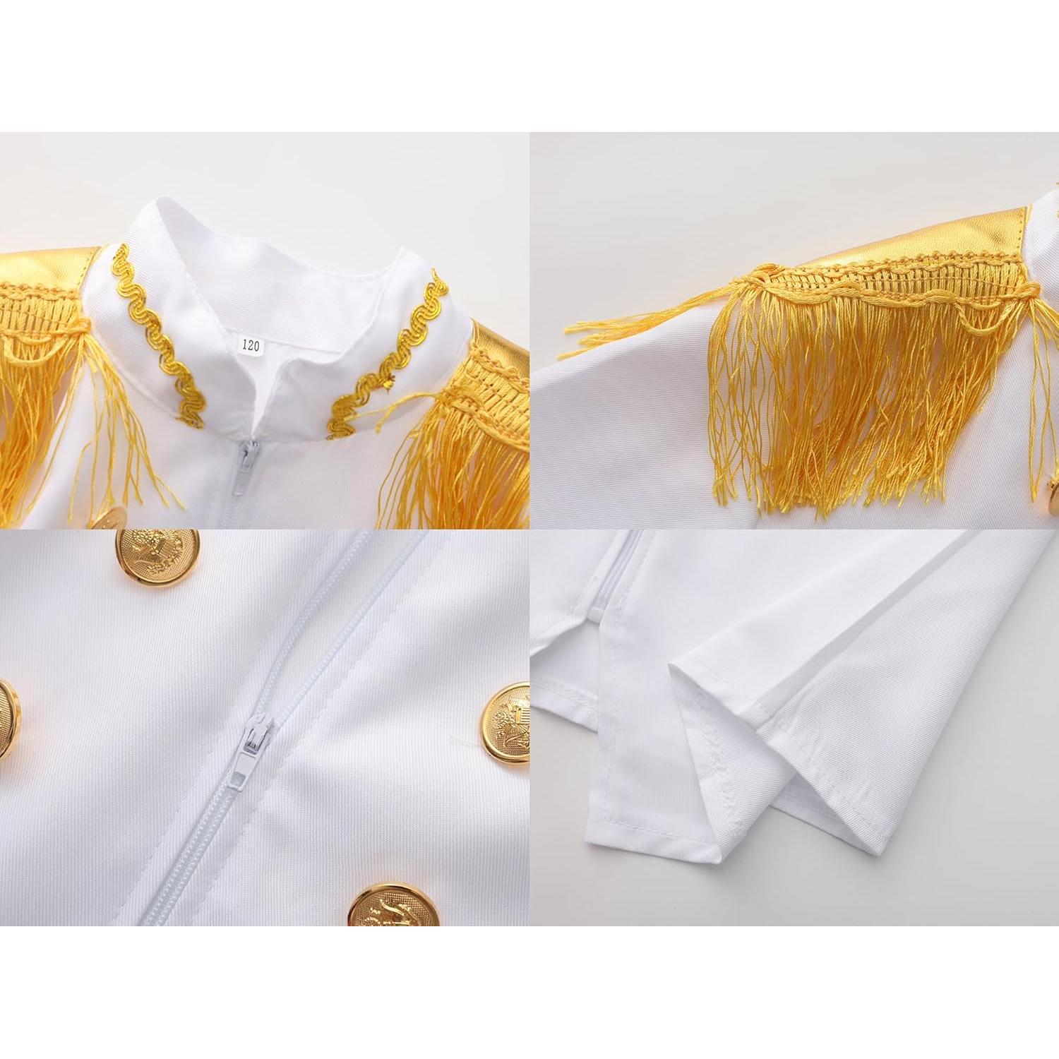 Disfraz de Príncipe Encantador RuuYiicoco 7-8 Años Azul