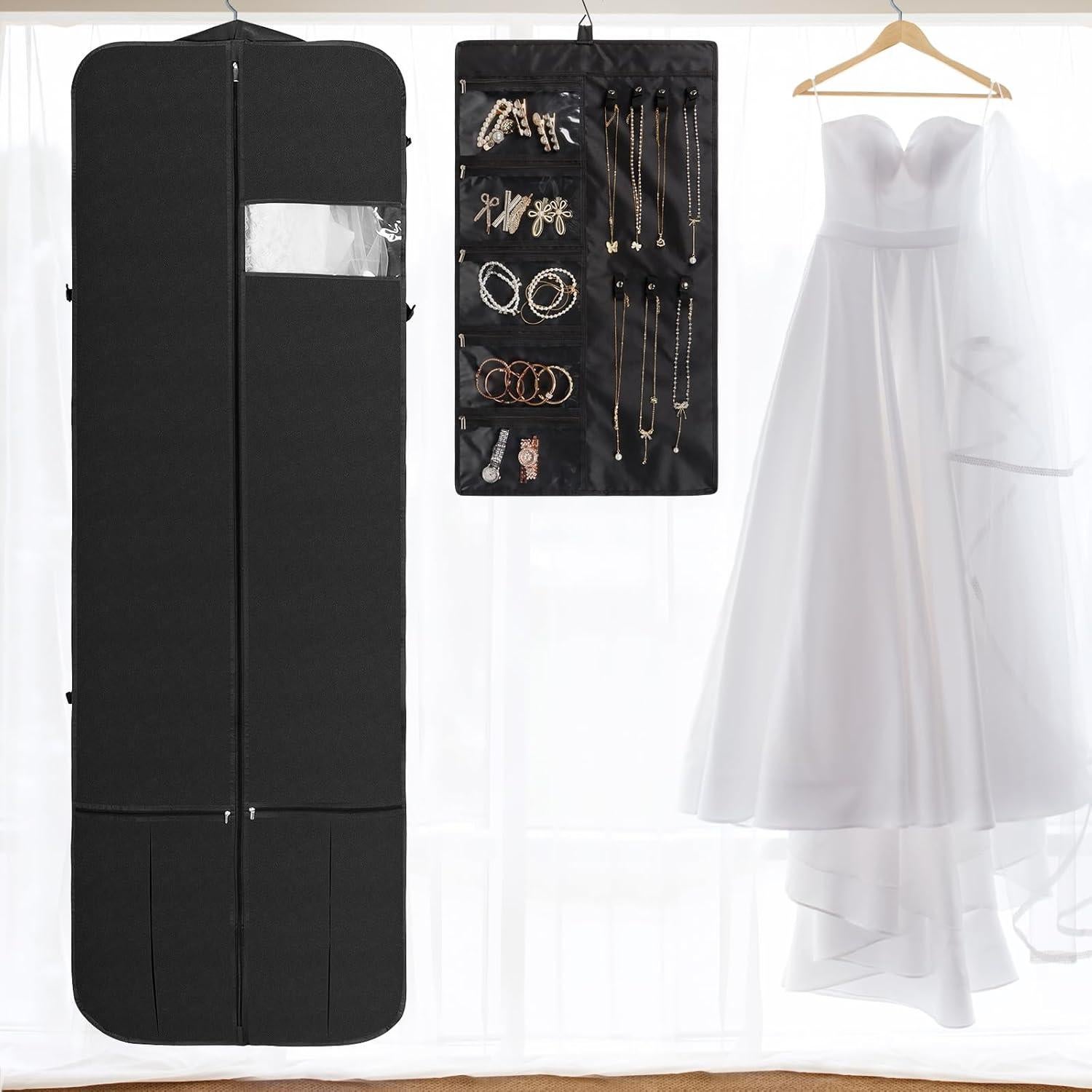 Bolsa de Vestido de Novia KEEGH 72" con Organizador de Joyería