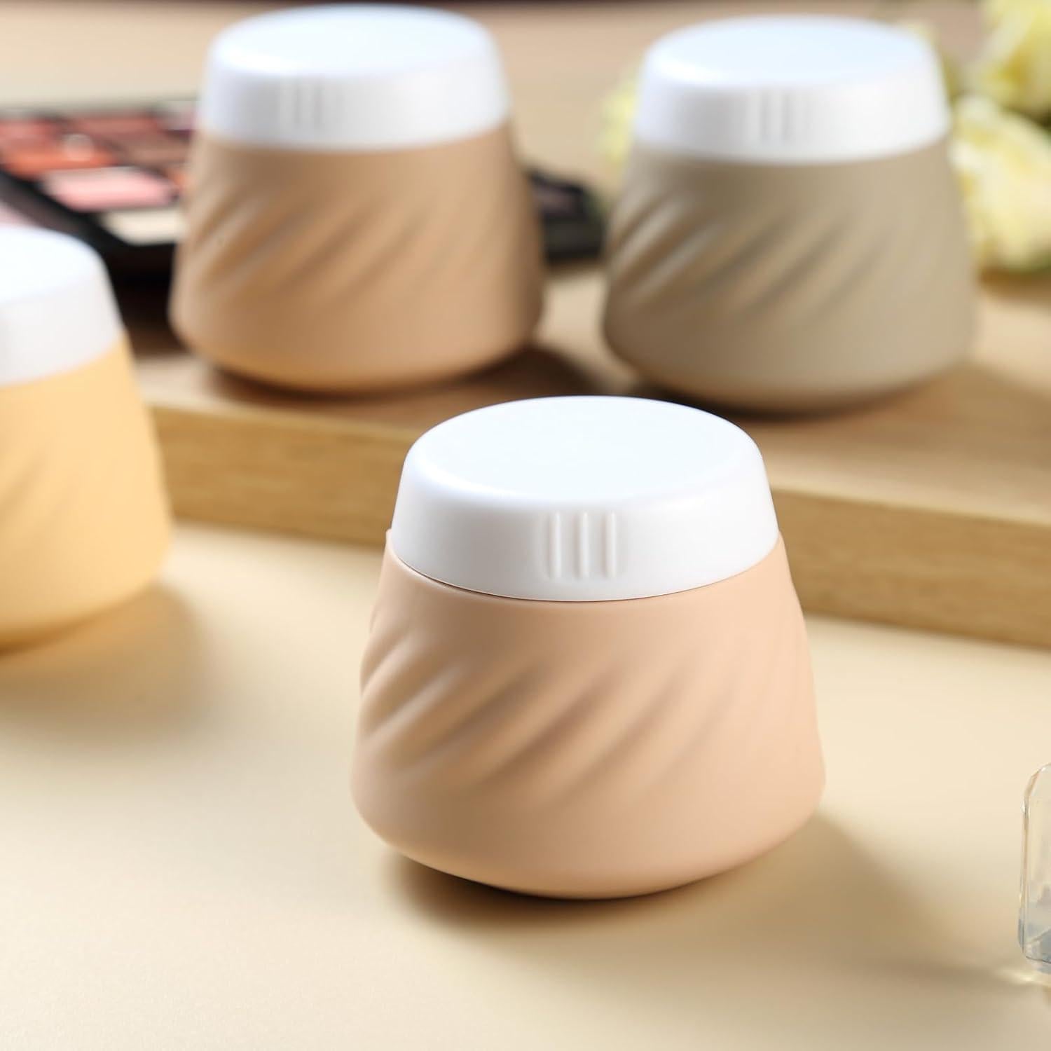 Contenedores de Viaje Gemice 4 Piezas Silicona A Prueba de Fugas