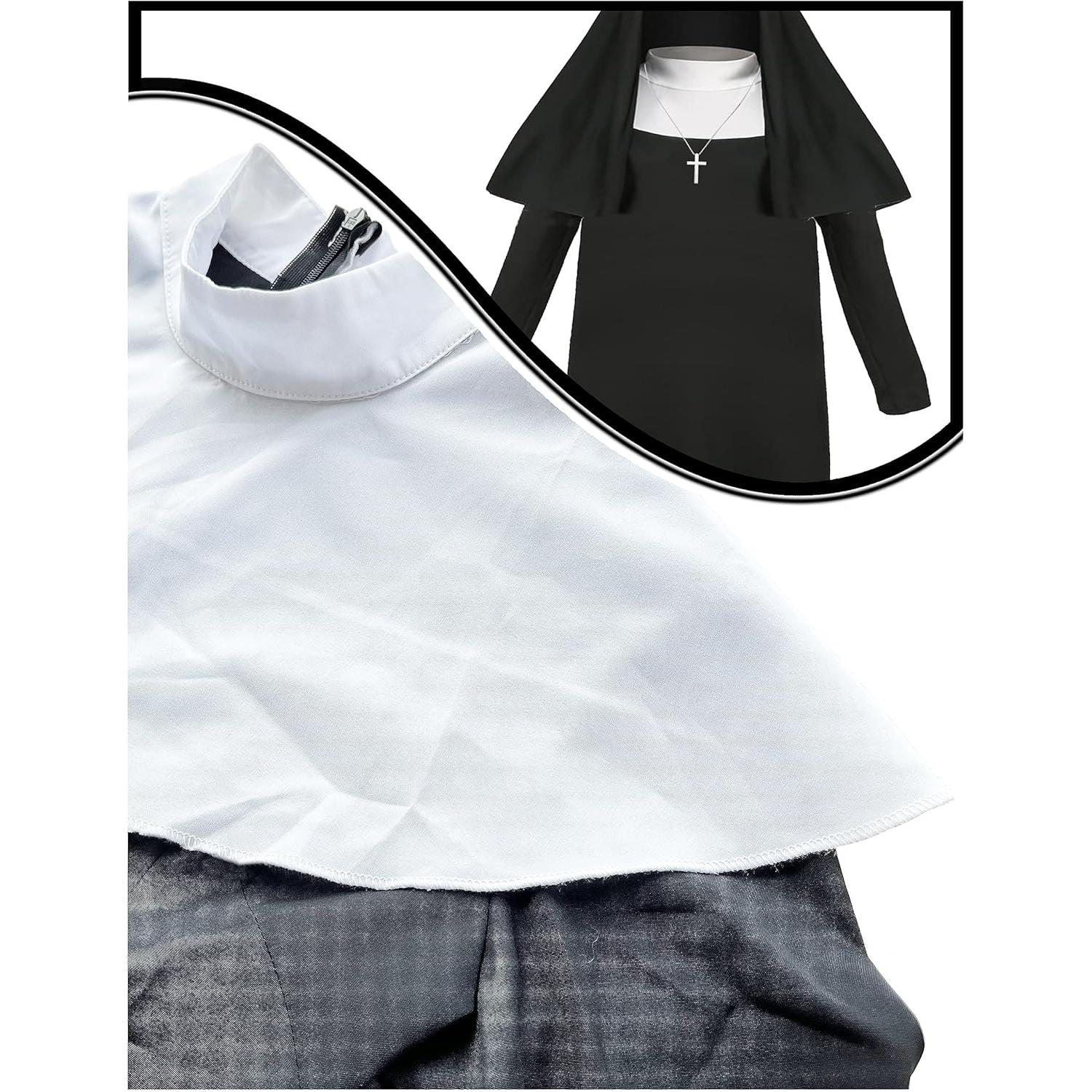 Disfraz de Monja para Niñas Yickoon - Halloween Talla S