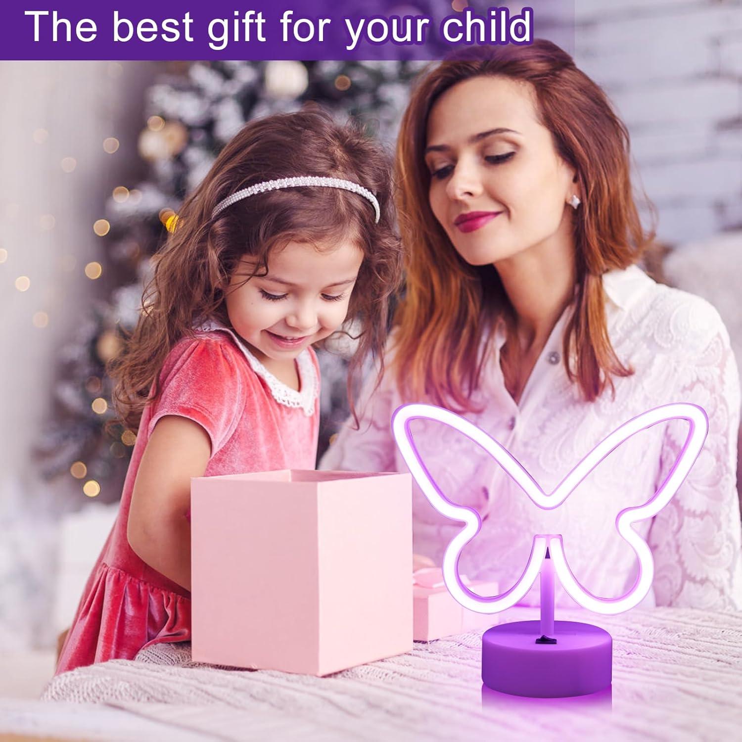 Luz de Neón Mariposa Morada LED UrsaMajor - Decoración Interior