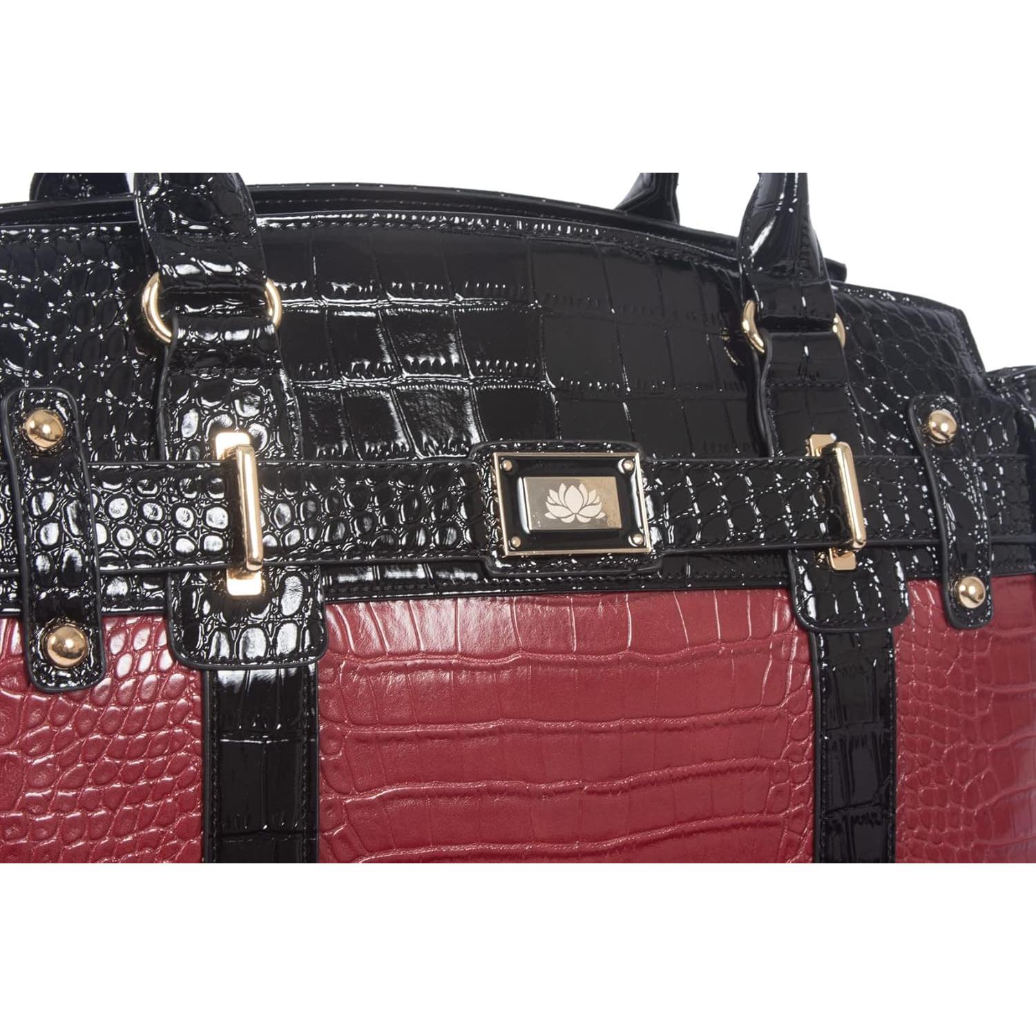 Bolsa de Laptop Rodante JKM & Company Rojo/Negro 40.6x25.4x40.6 cm