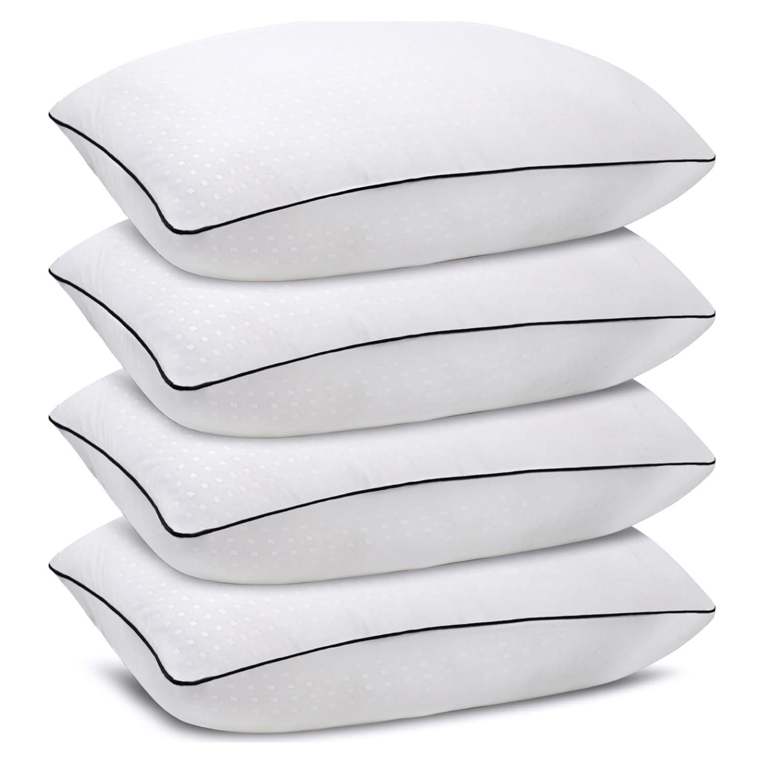 Almohadas Estándar Higoom 4 Unidades Lavables Suaves