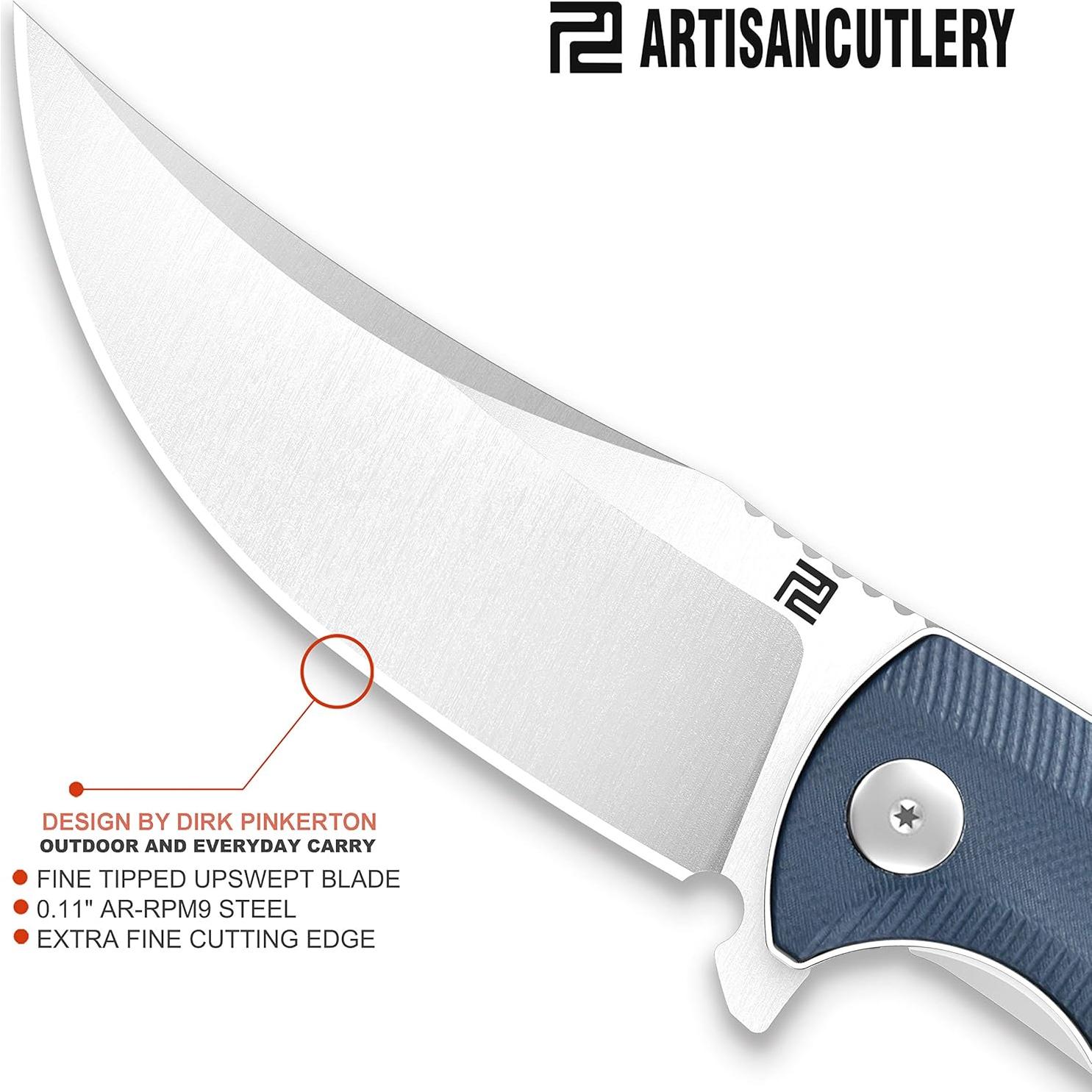 Cuchillo Plegable ARTISANCUTLERY Arroyo ATZ-1845 Gris G10