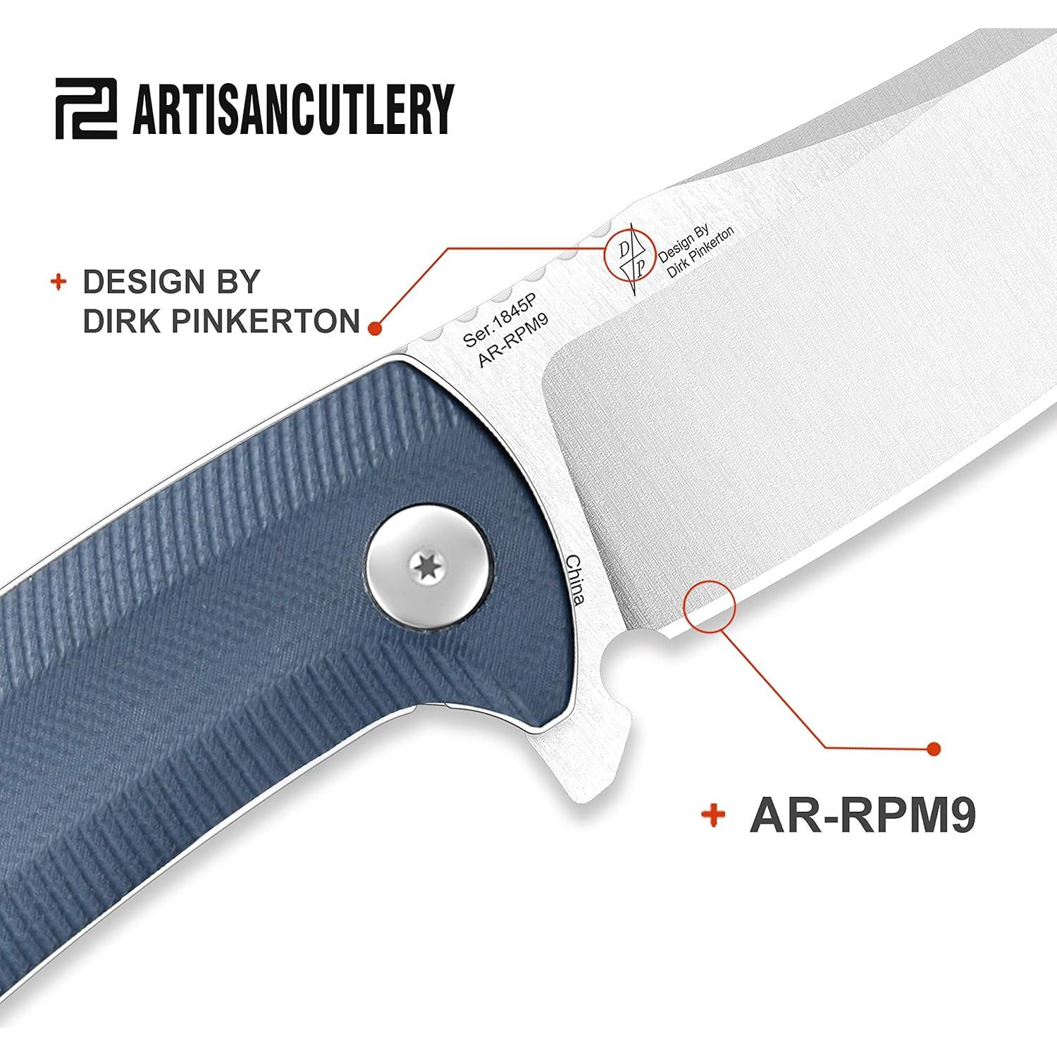 Cuchillo Plegable ARTISANCUTLERY Arroyo ATZ-1845 Gris G10