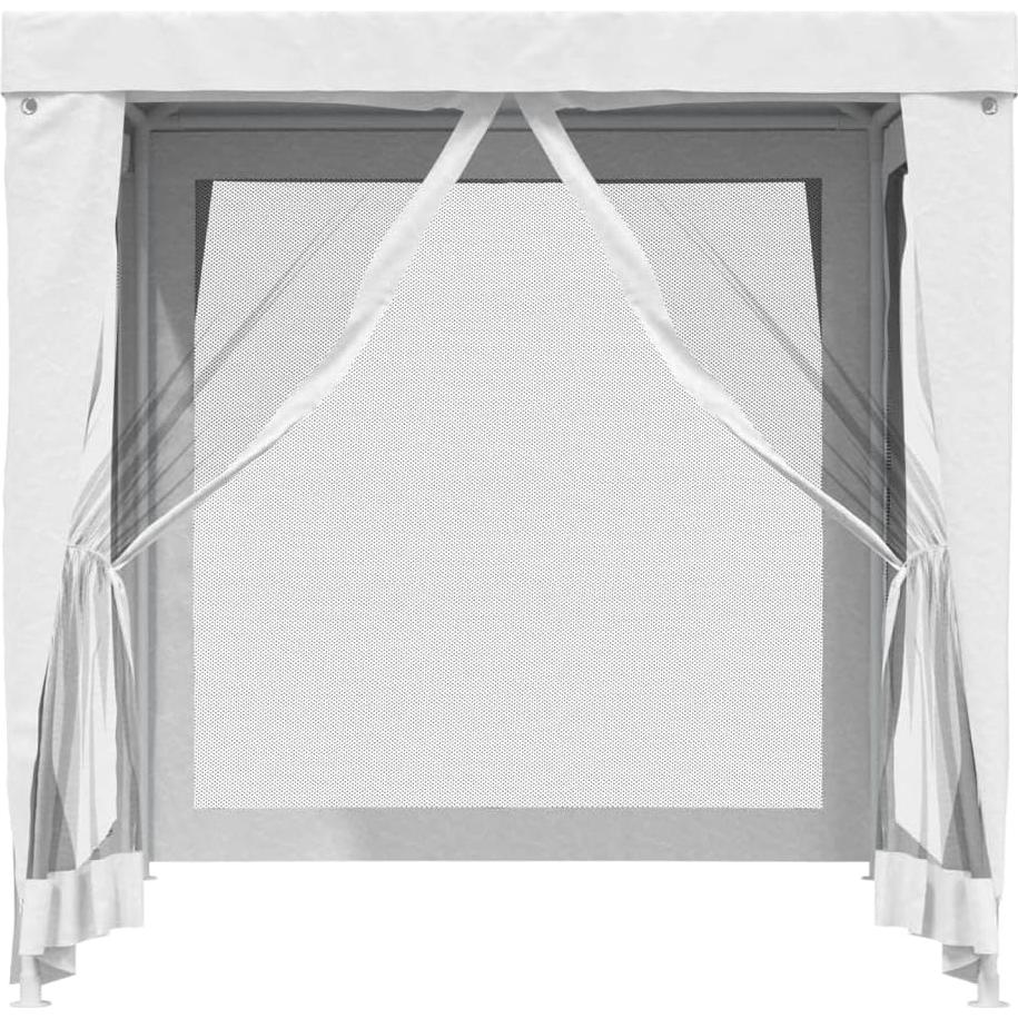 Carpa Plegable MNISDFL Blanca 3x3m con 4 Paredes de Malla