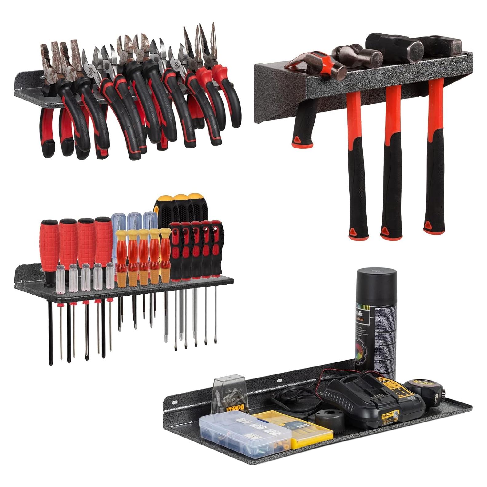 Organizador de Herramientas de Metal AHOWPD - 4 Estantes Montados