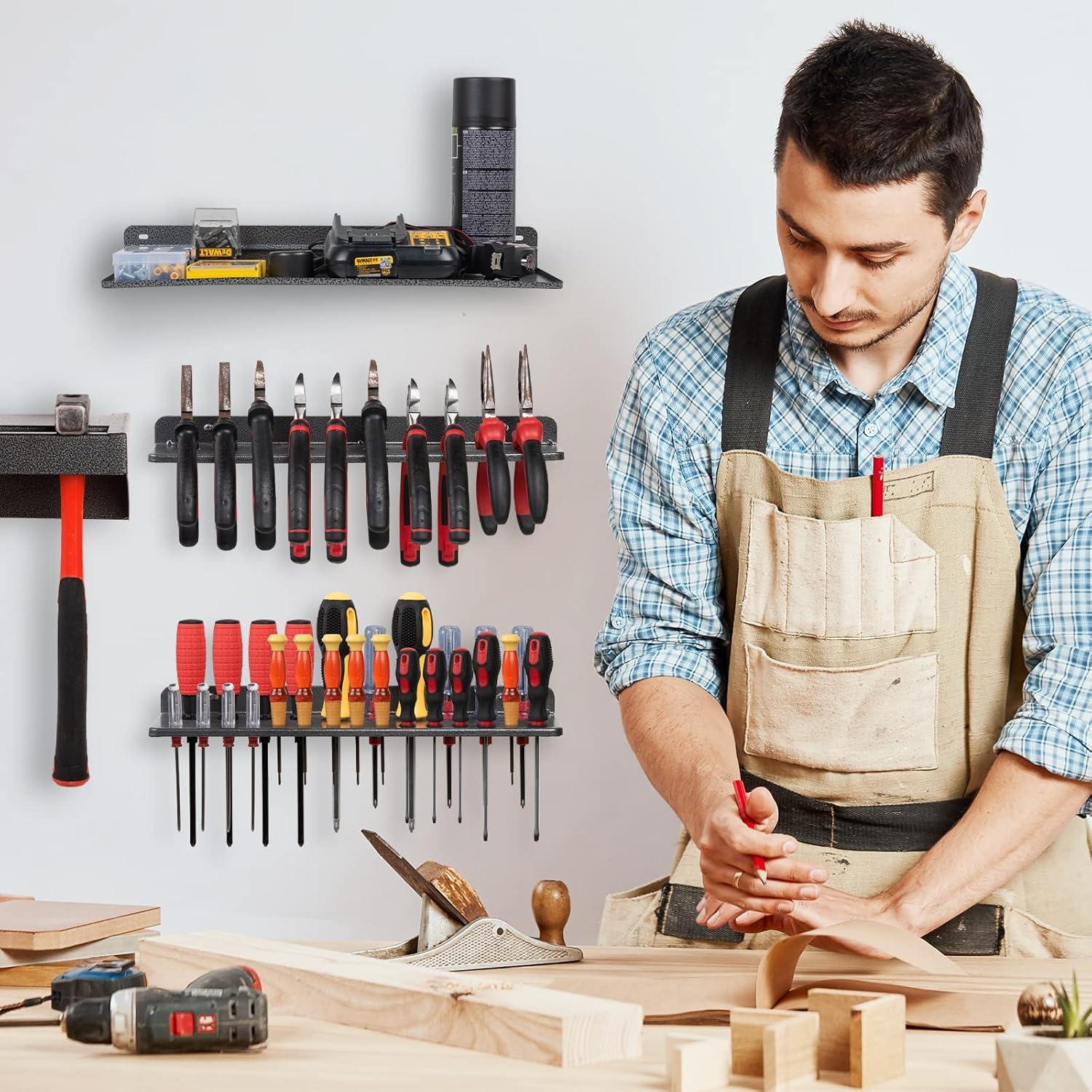 Organizador de Herramientas de Metal AHOWPD - 4 Estantes Montados