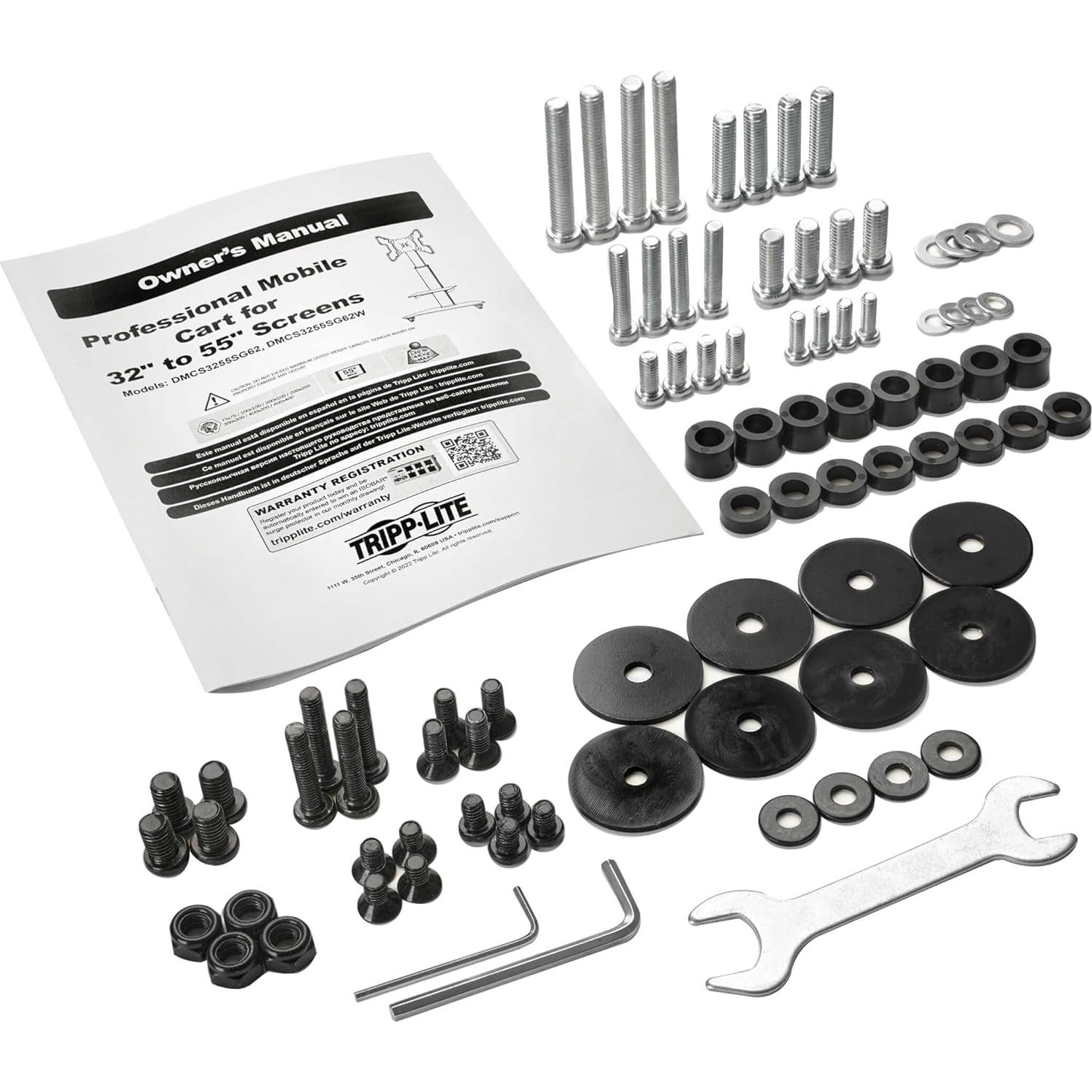 Carro de TV Móvil Tripp Lite DMCS3255SG62 32-55" Altura Ajustable