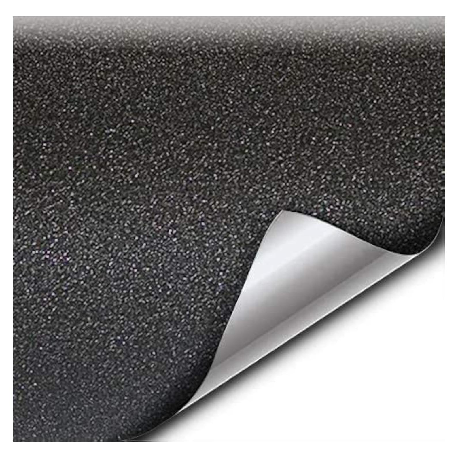 Vinilo Mate Negro VViViD 0.30m x 1.52m para DIY - Adhesivo Aire