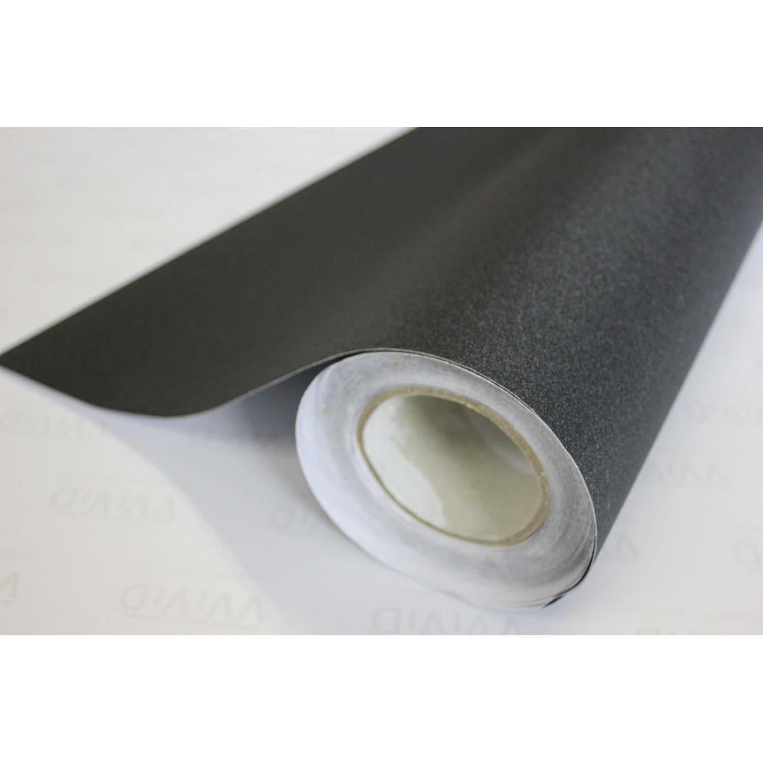 Vinilo Mate Negro VViViD 0.30m x 1.52m para DIY - Adhesivo Aire