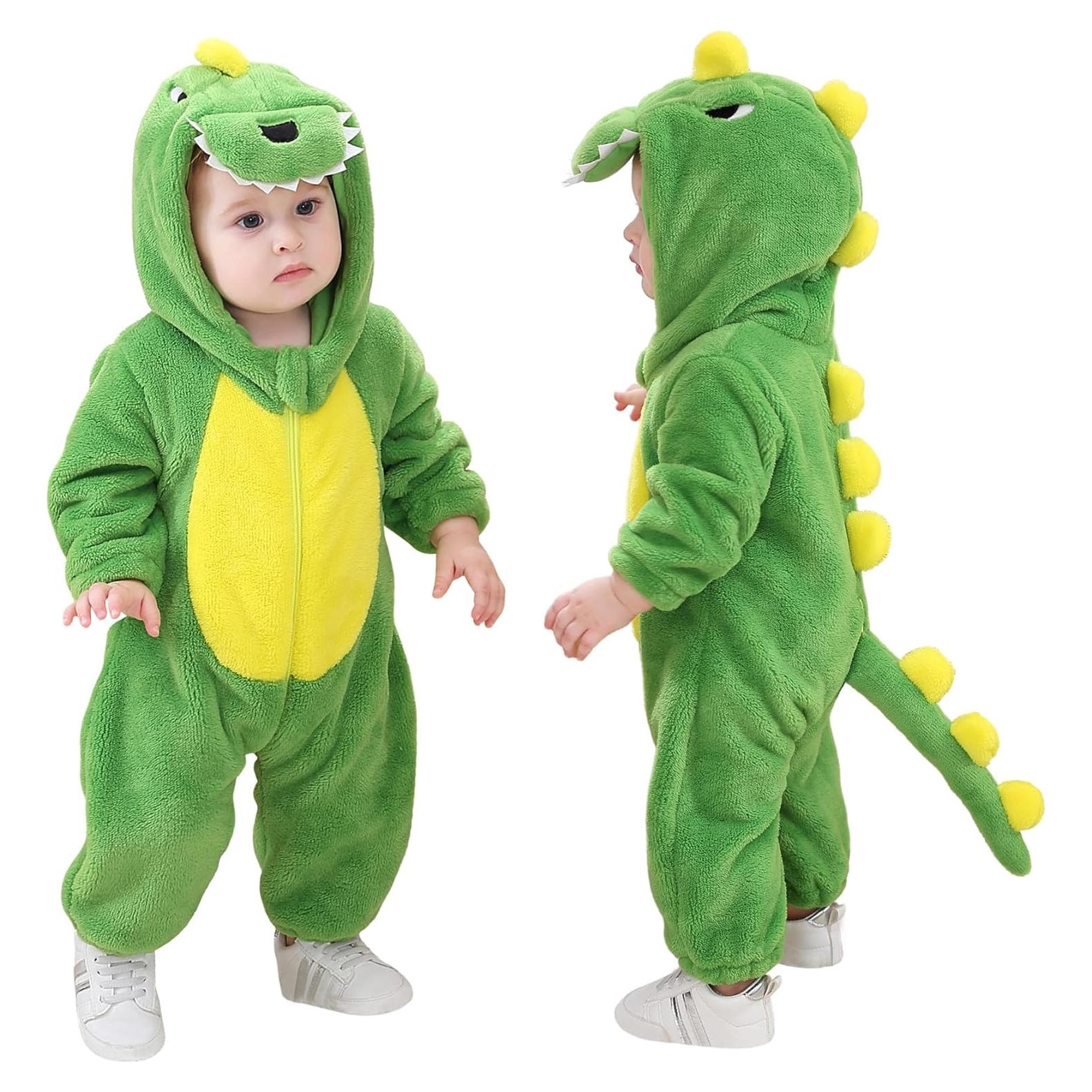 Disfraz de Animal para Bebés TONWHAR 6-12 Meses Verde